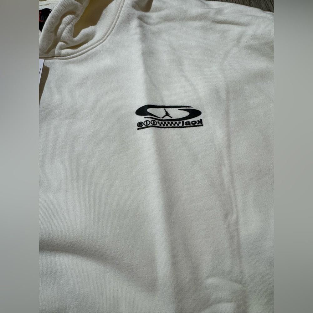 Designer RARE Air Jordan Men's Travis Scott Pullover Sail Hoodie Size US XXL / EU 58 / 5 - 3 Thumbnail