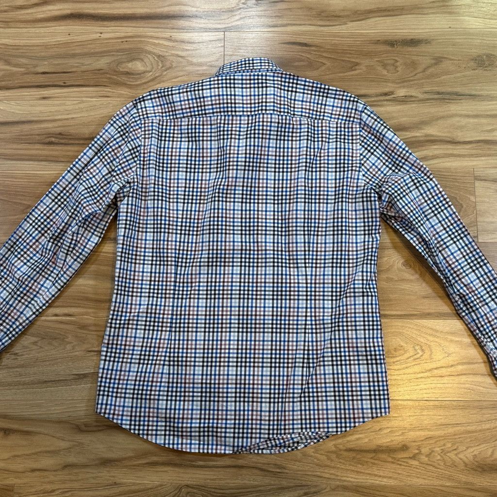 Hugo Boss Hugo Boss Slim Fit Check Shirt XL Multicolor Size 38L - 2 Thumbnail