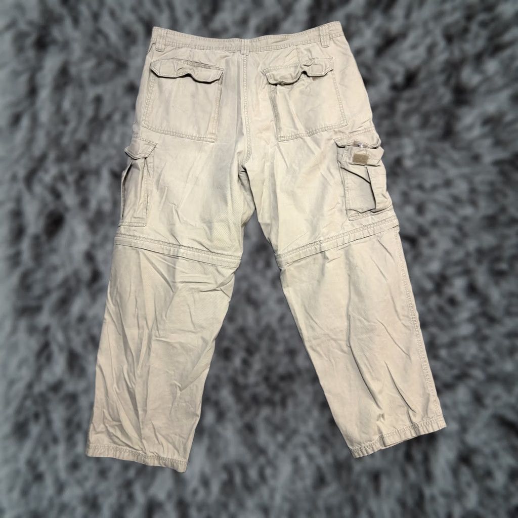 Faded Glory VINTAGE Faded Glory Cargo Pants 40x32 Beige Canvas 90s Army Grunge Wide-Leg Relaxed Mens Pants Size US 40 / EU 56 - 1 Thumbnail