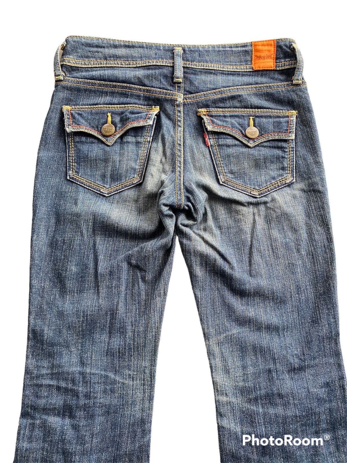 Levi's × Vintage Flare Jeans Levi’s Lady Style Mud Rusty Size 28" / US 6 / IT 42 - 3 Thumbnail