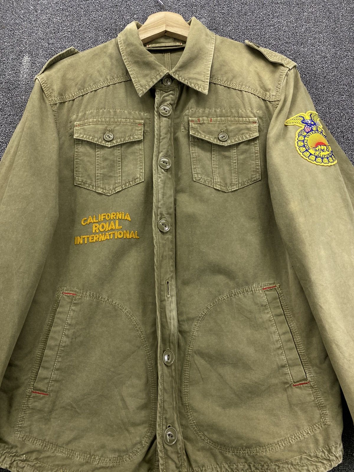 Japanese Brand Vintage Roial International California Military Army Jacket Size US M / EU 48-50 / 2 - 6 Thumbnail