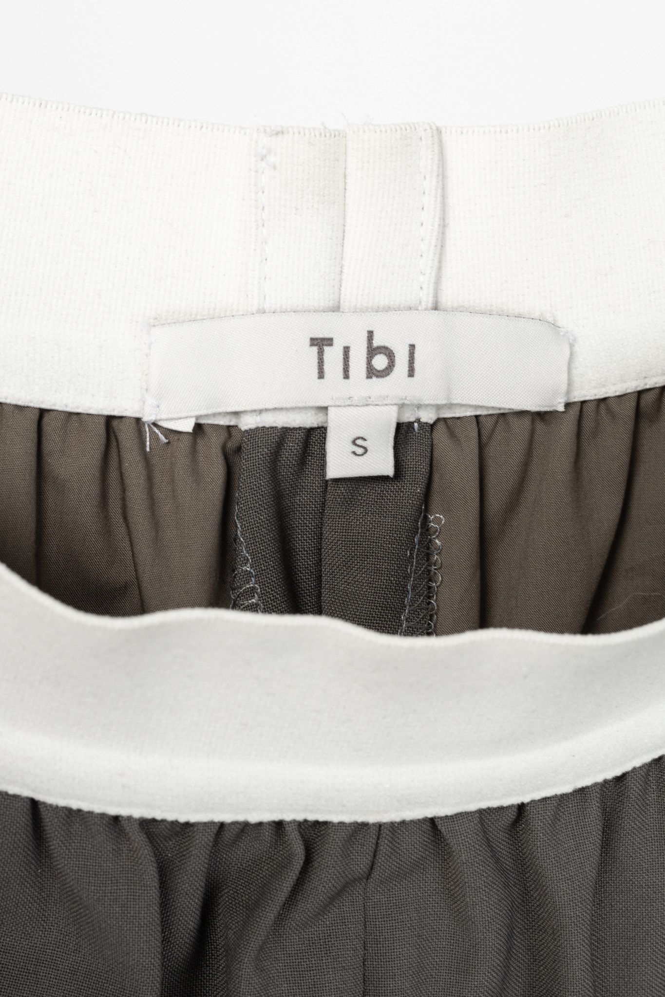 Tibi Tibi Marit Dark Stone Tropical Wool Pull-On Pant Size 26" / US 2 / IT 38 - 6 Thumbnail