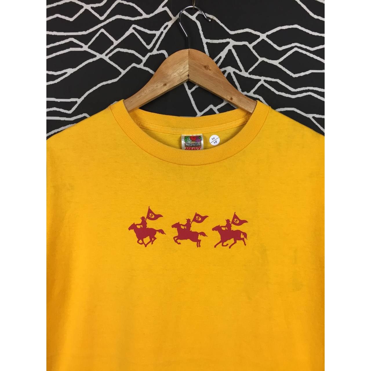 Fruit Of The Loom × Vintage Vtg 90s 00s 999 Planning Factory Horse Racing Graphic Tee Size US M / EU 48-50 / 2 - 3 Thumbnail