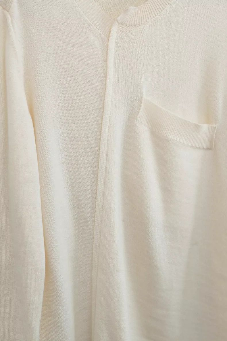 Comme des Garcons Comme des Garcons Off-white twisted asymmetric sewing swea Size S / US 4 / IT 40 - 5 Thumbnail