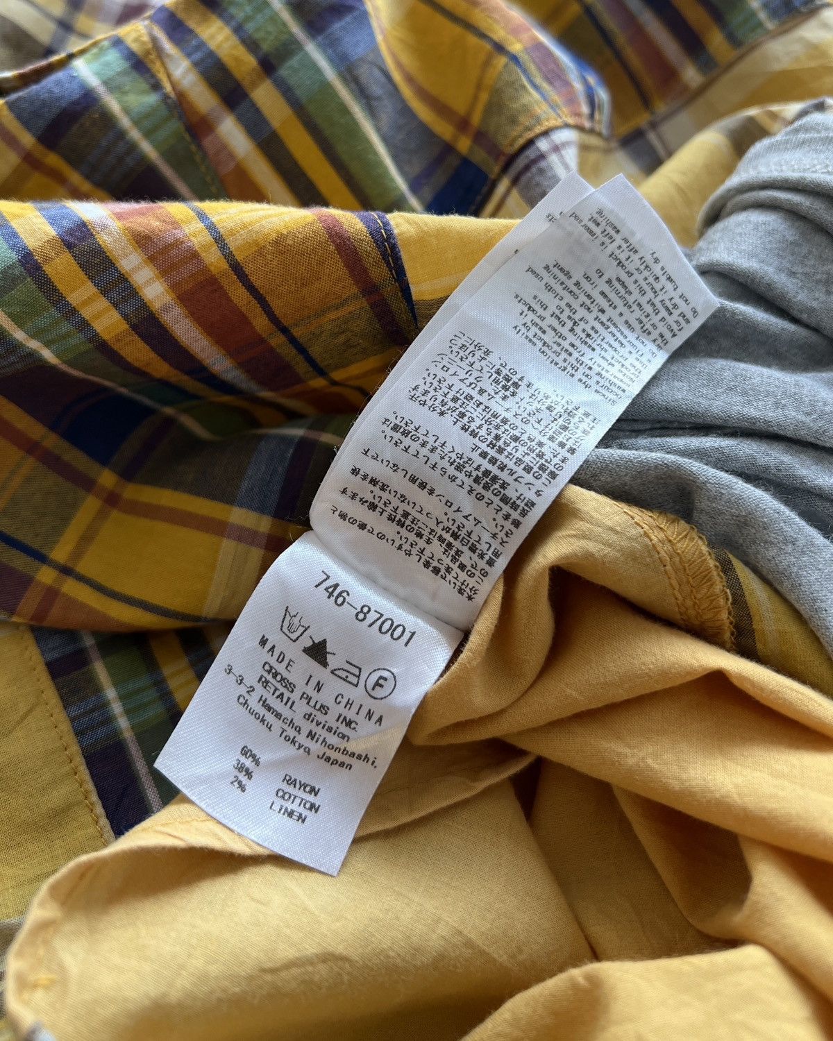 ATSURO TAYAMA × Yohji Yamamoto A/T ATSURO TAYAMA PATCHWORK SHIRT Size S / US 4 / IT 40 - 12 Thumbnail