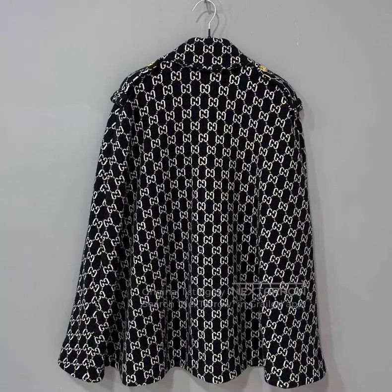 Gucci Gucci Golden buckle old flower full-print cloak shawl coat Size XS / US 0-2 / IT 36-38 - 3 Thumbnail