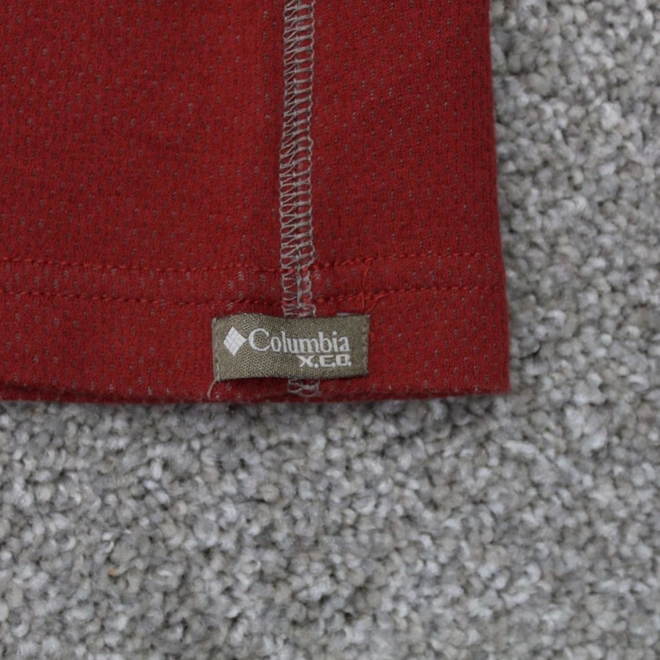 Vintage Columbia XCO Shirt Mens Large Red Cotton Short Sleeve Crewneck Pullover Size US L / EU 52-54 / 3 - 5 Thumbnail