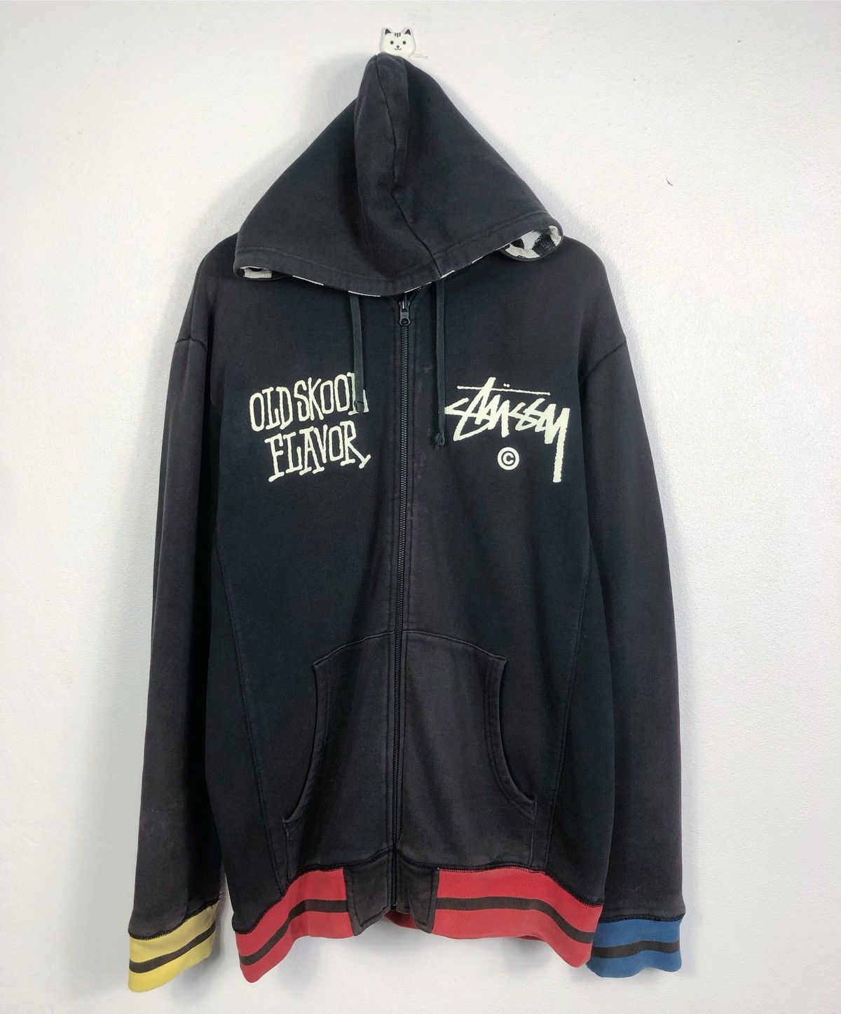 Vintage Rare Vintage Stussy Reversible All Over Print Hoodie | Grailed