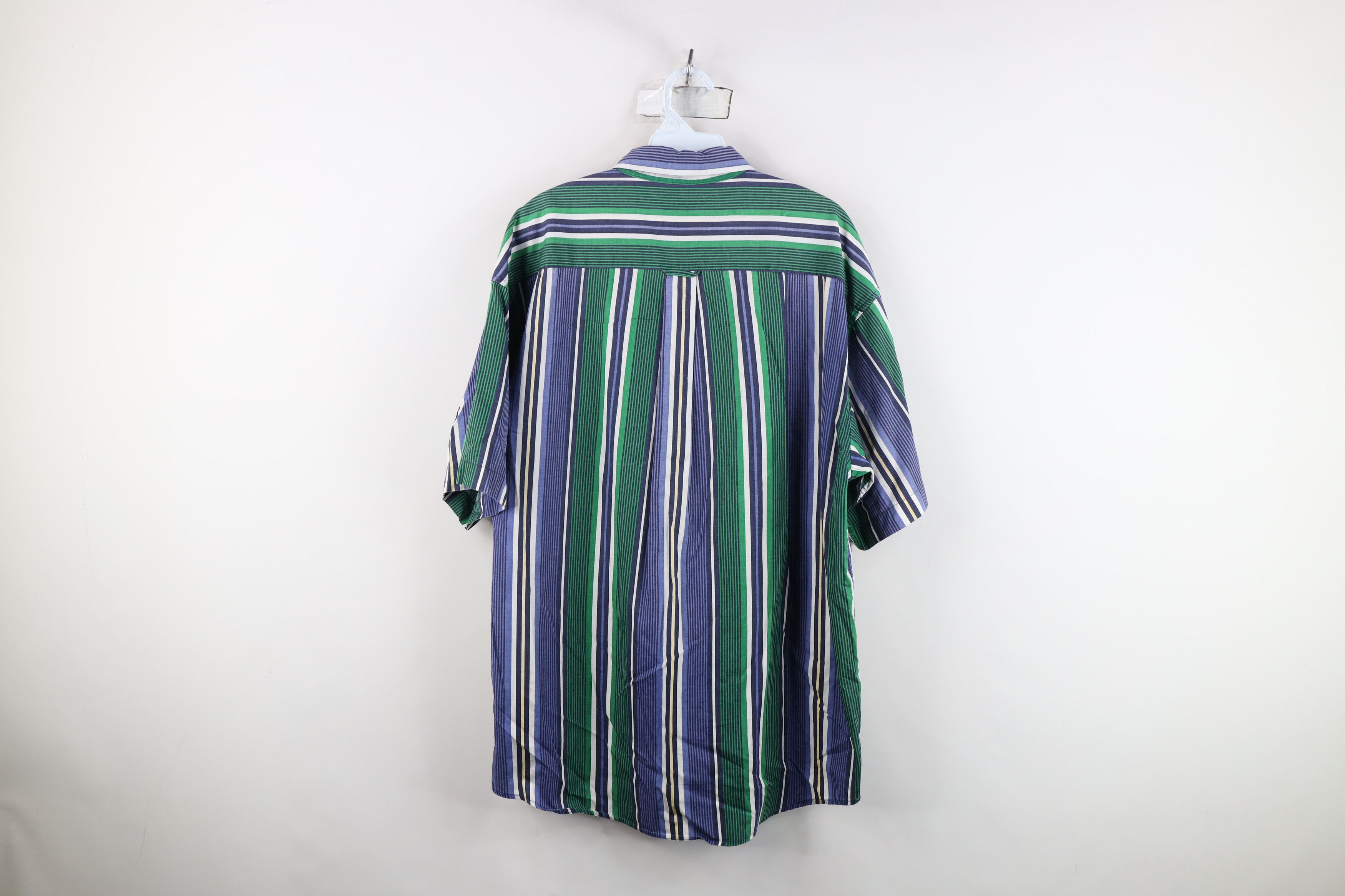 Vintage Vintage 90s Streetwear Short Sleeve Button Down Shirt Size US L / EU 52-54 / 3 - 11 Thumbnail