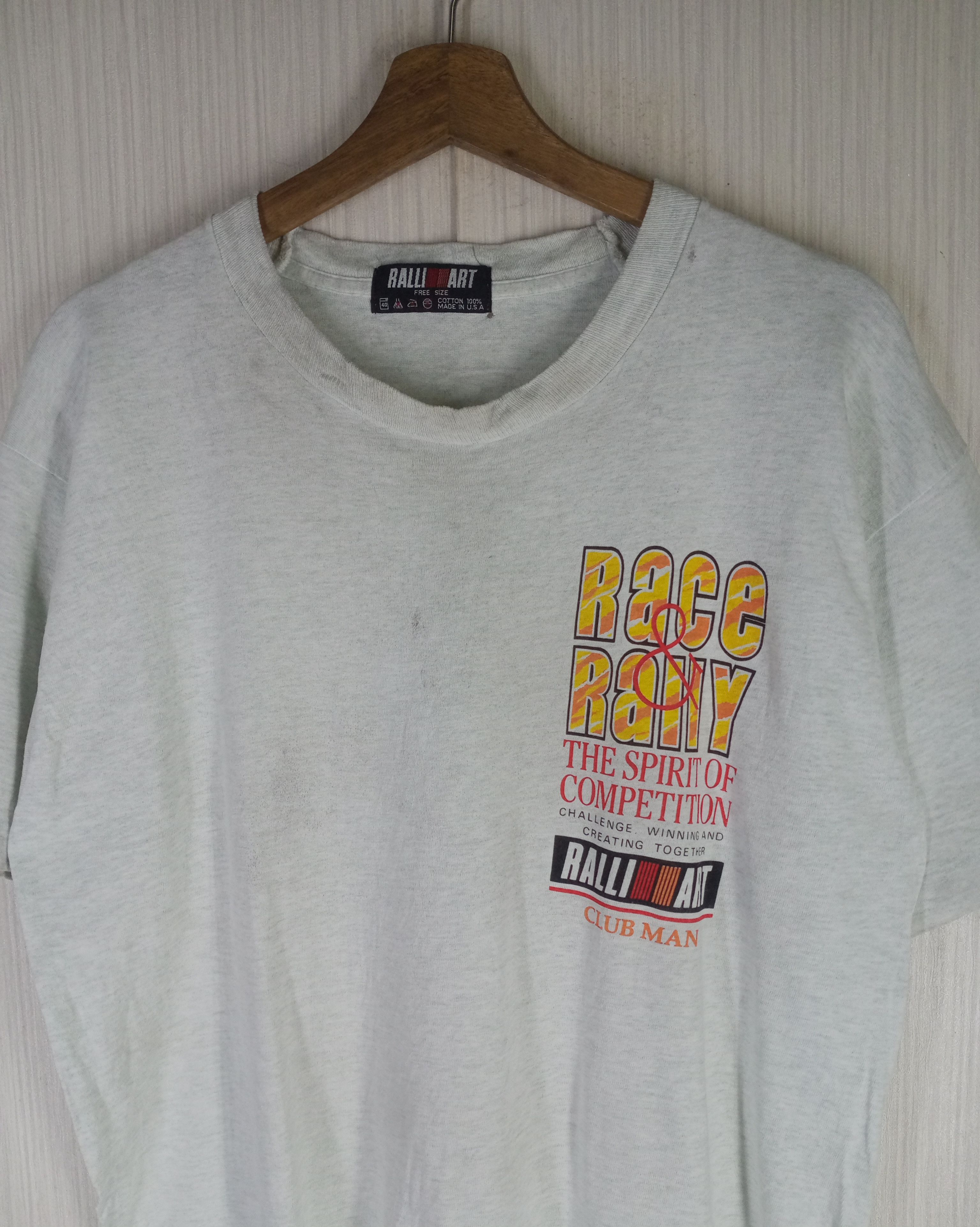 Very Rare Vintage 80s Ralliart Race & Rally Tshirt