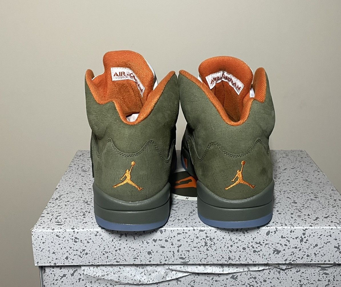 Jordan Brand × Nike Air Jordan 5 retro Olive Size US 9 / EU 42 - 5 Thumbnail