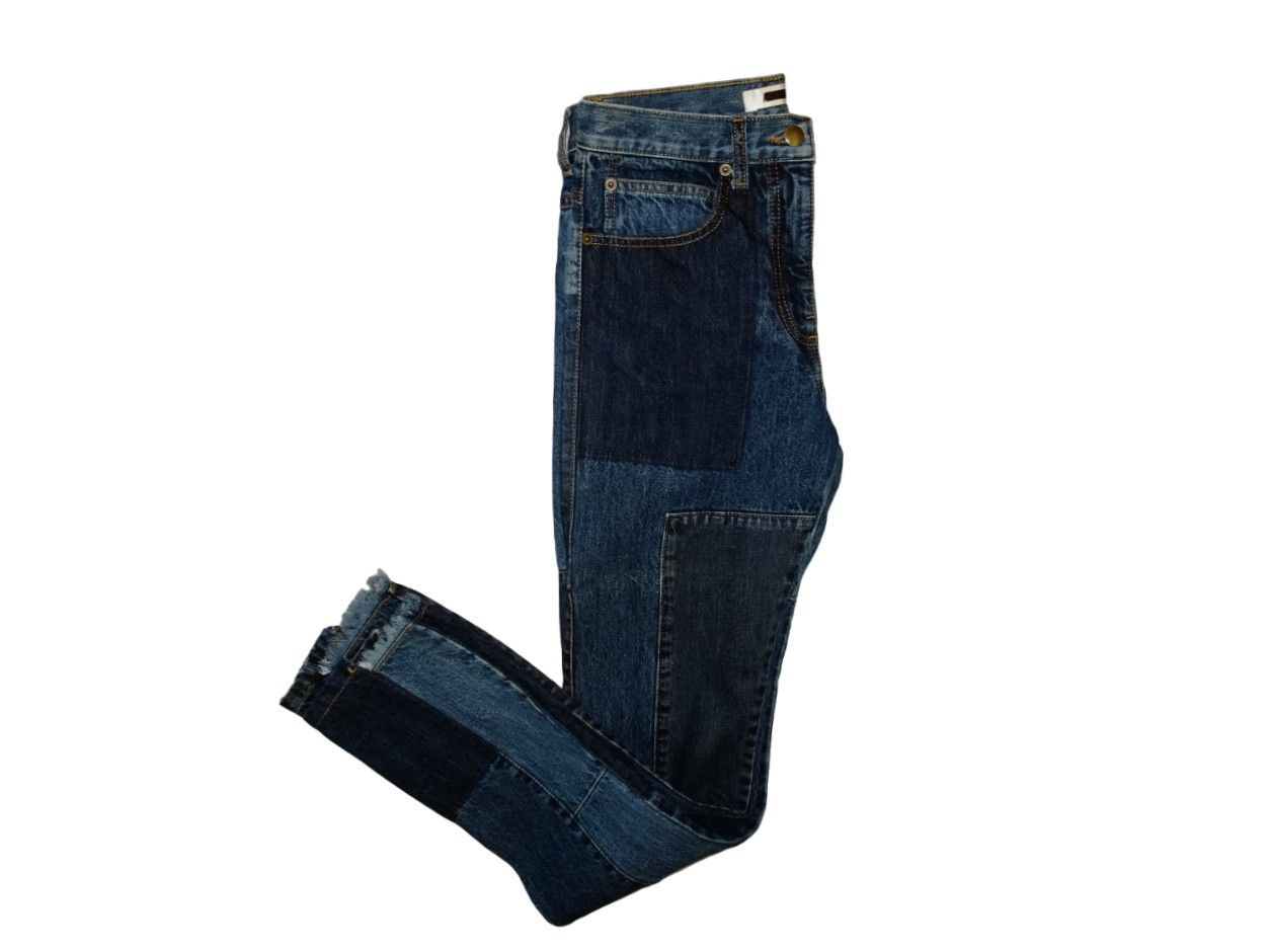 McQ Alexander McQueen × Vintage ALEXANDER McQUEEN " PATTI " PATCHWORK JEANS Size 28" / US 6 / IT 42 - 1 Thumbnail