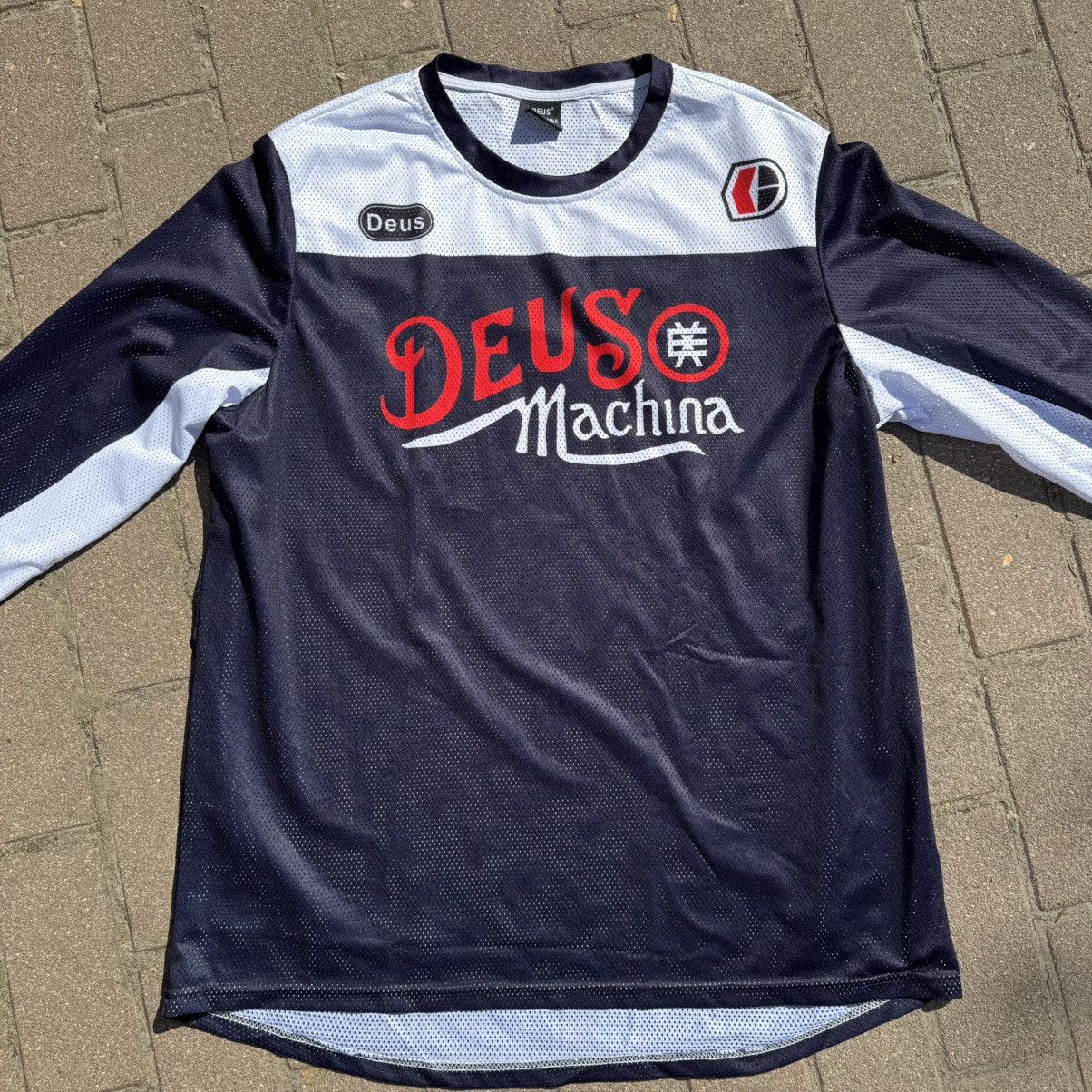 Deus Ex Machina × Japanese Brand Deus Ex Machina Fraidon Moto Mesh Longsleeve Jersey Top Size US XL / EU 56 / 4 - 8 Thumbnail