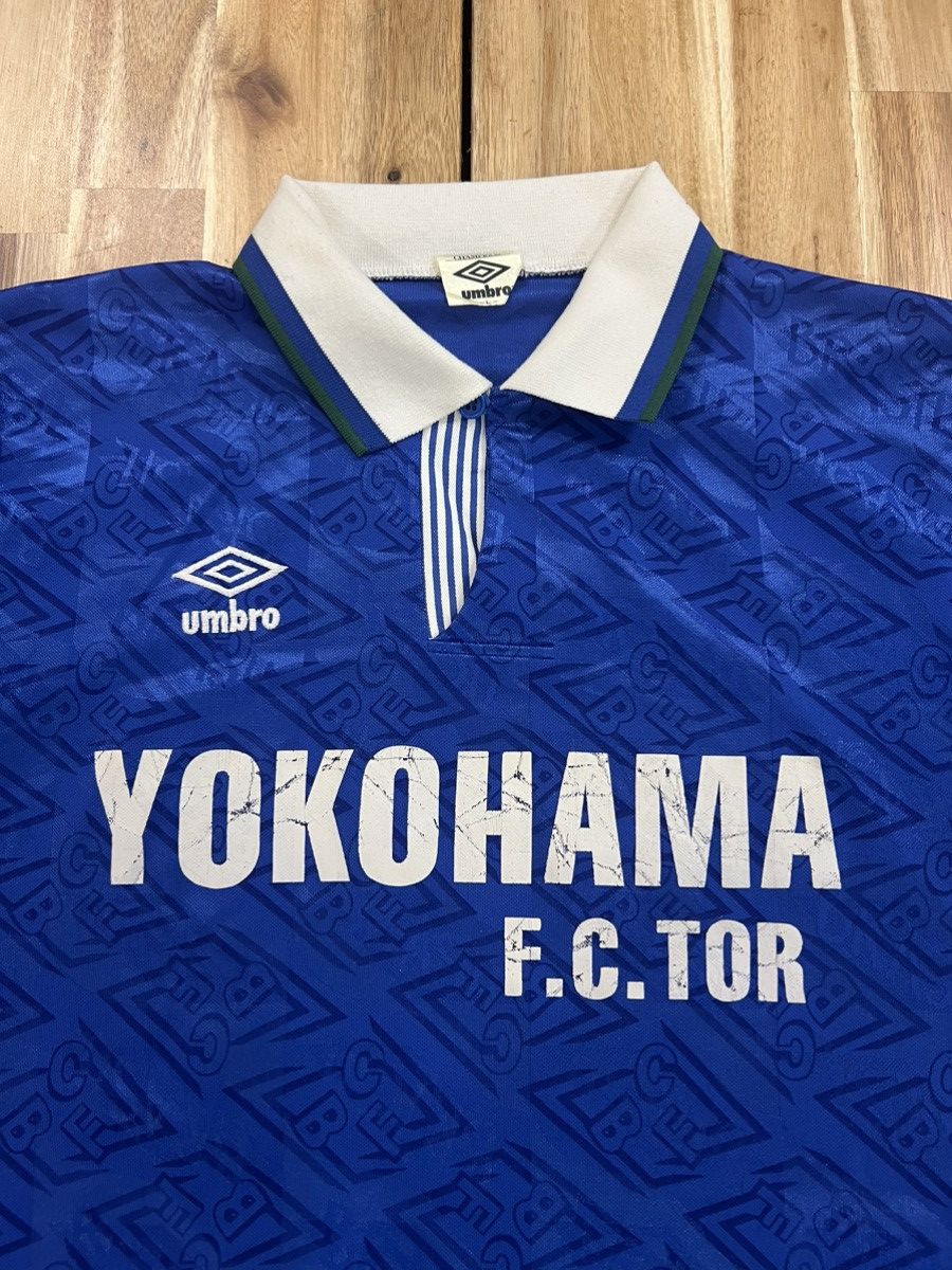 Japanese Brand × Vintage Vintage 80’s Yokohama F.C Tor #18 Jersey Size US M / EU 48-50 / 2 - 2 Thumbnail