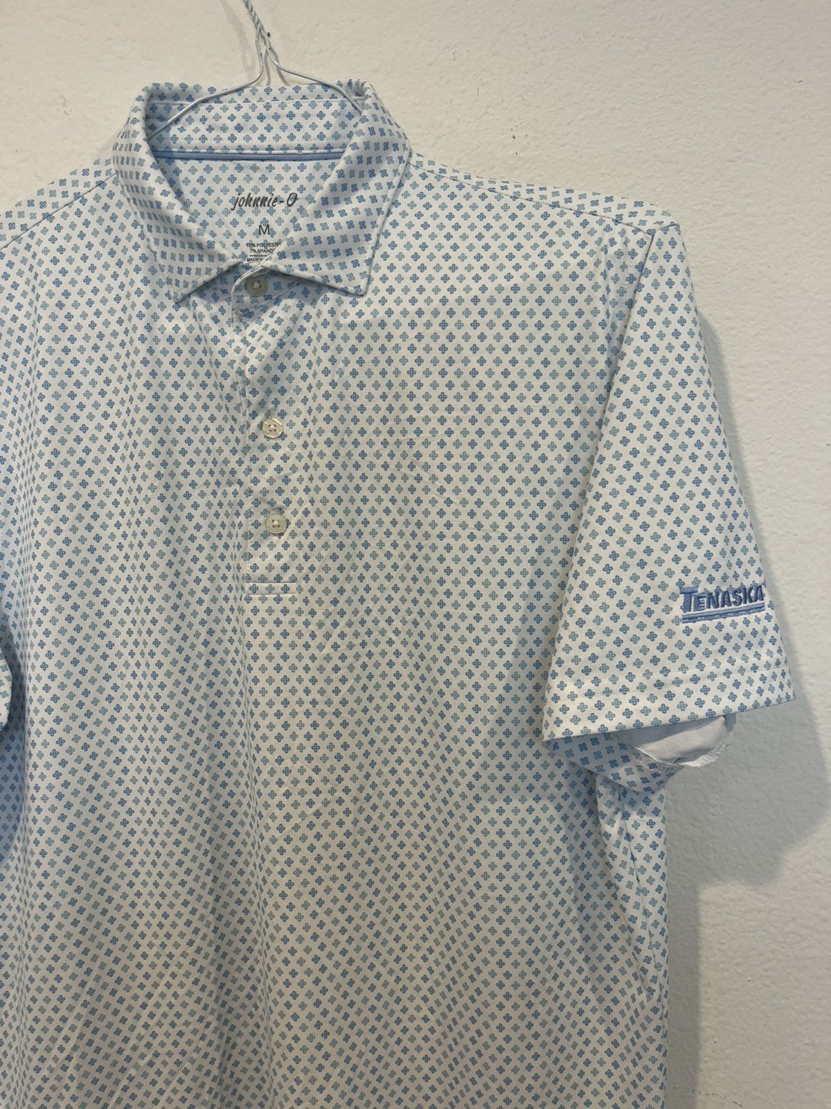 johnnie-O Johnnie O Polo Shirt Men’s Medium Geometric Polyester Size US M / EU 48-50 / 2 - 3 Thumbnail