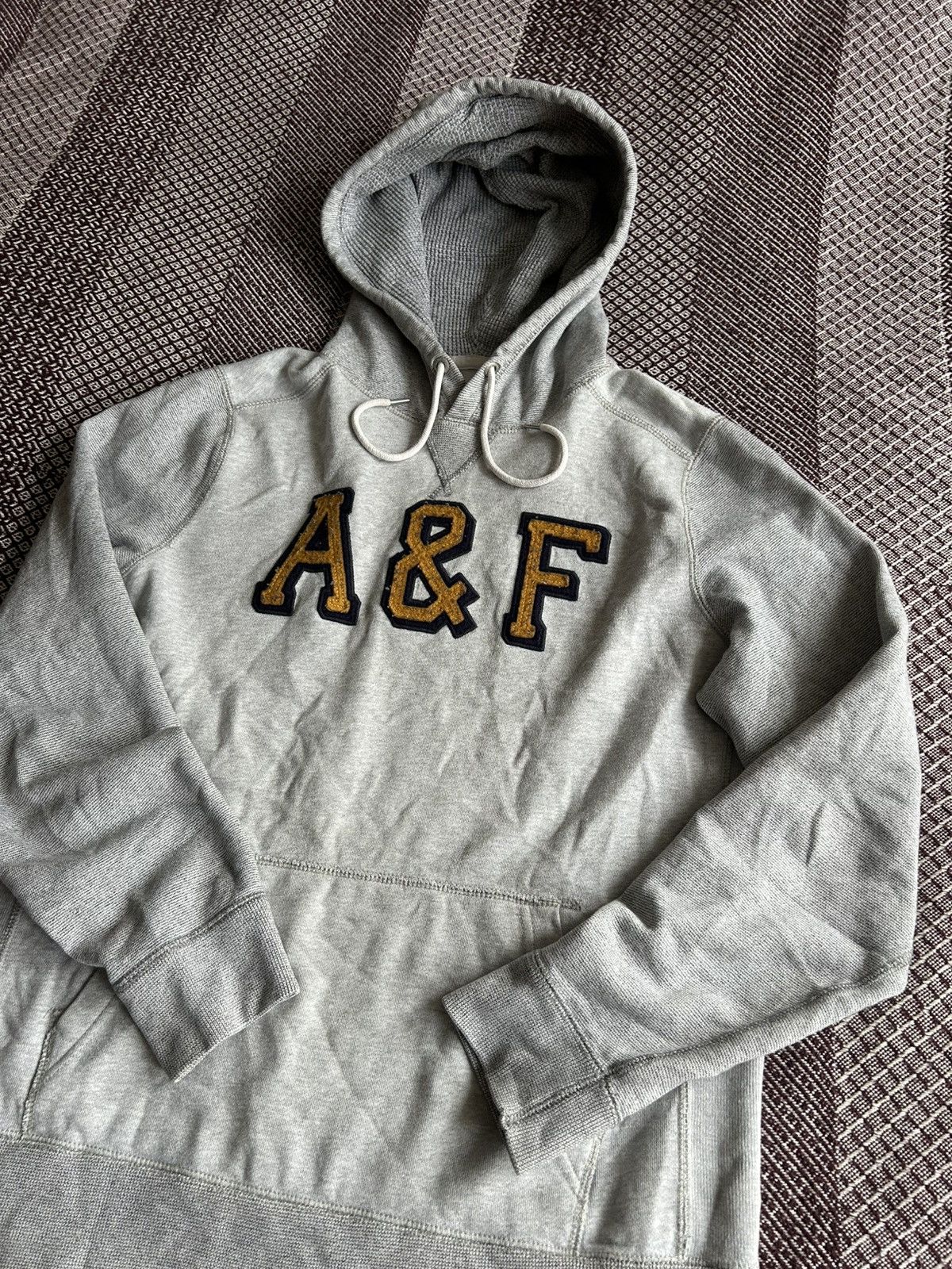 Abercrombie & Fitch × Vintage Abercrombie & Fitch Vintage Hoodie Grey Streetwear Size M Size US M / EU 48-50 / 2 - 5 Thumbnail