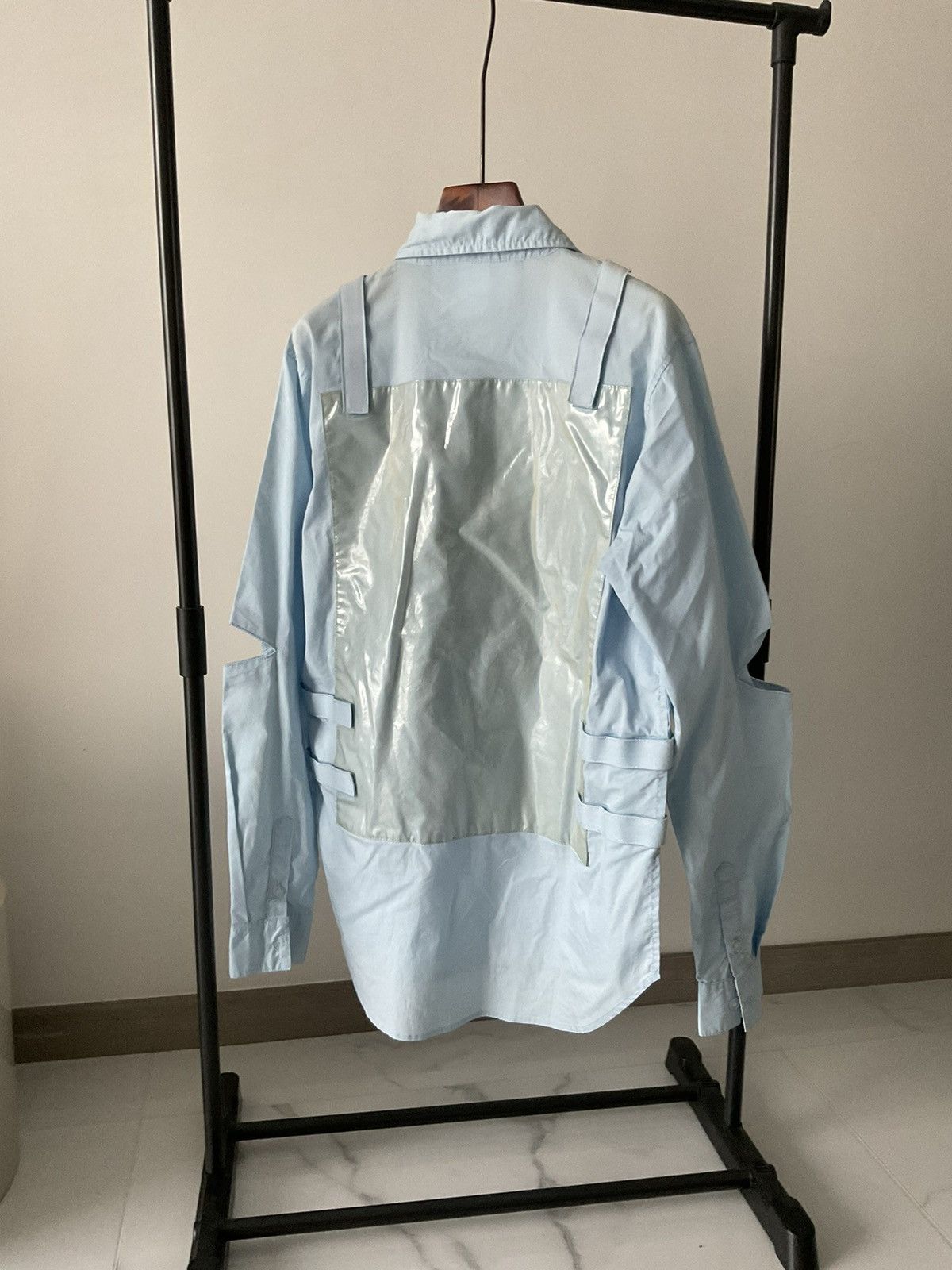 Hood By Air Hood by air stick patch zip up shirt Size US M / EU 48-50 / 2 - 2 Thumbnail