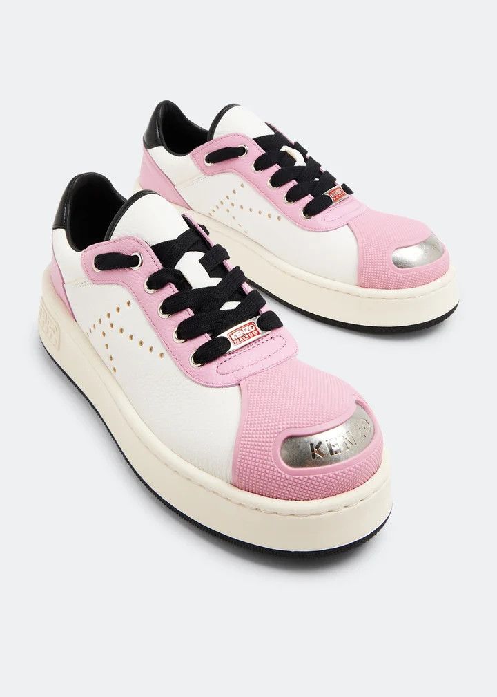 Kenzo o1y1025 Low-Top Sneakers in Multicolor Size US 5.5 / IT 35.5 - 3 Thumbnail
