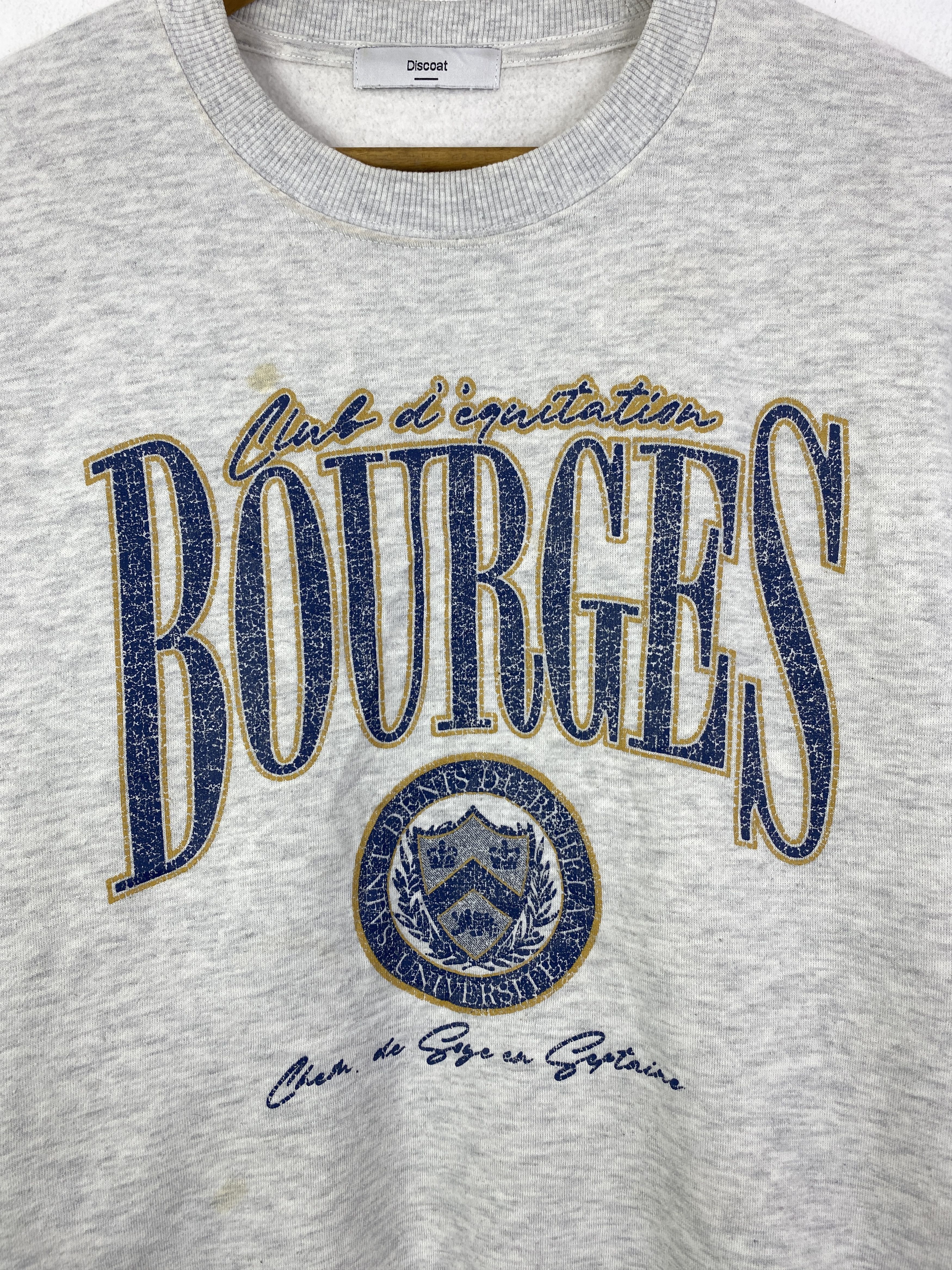 Vintage Vintage Discoat Collegiate Pullover Sweatshirt SH0188 Size US L / EU 52-54 / 3 - 9 Thumbnail