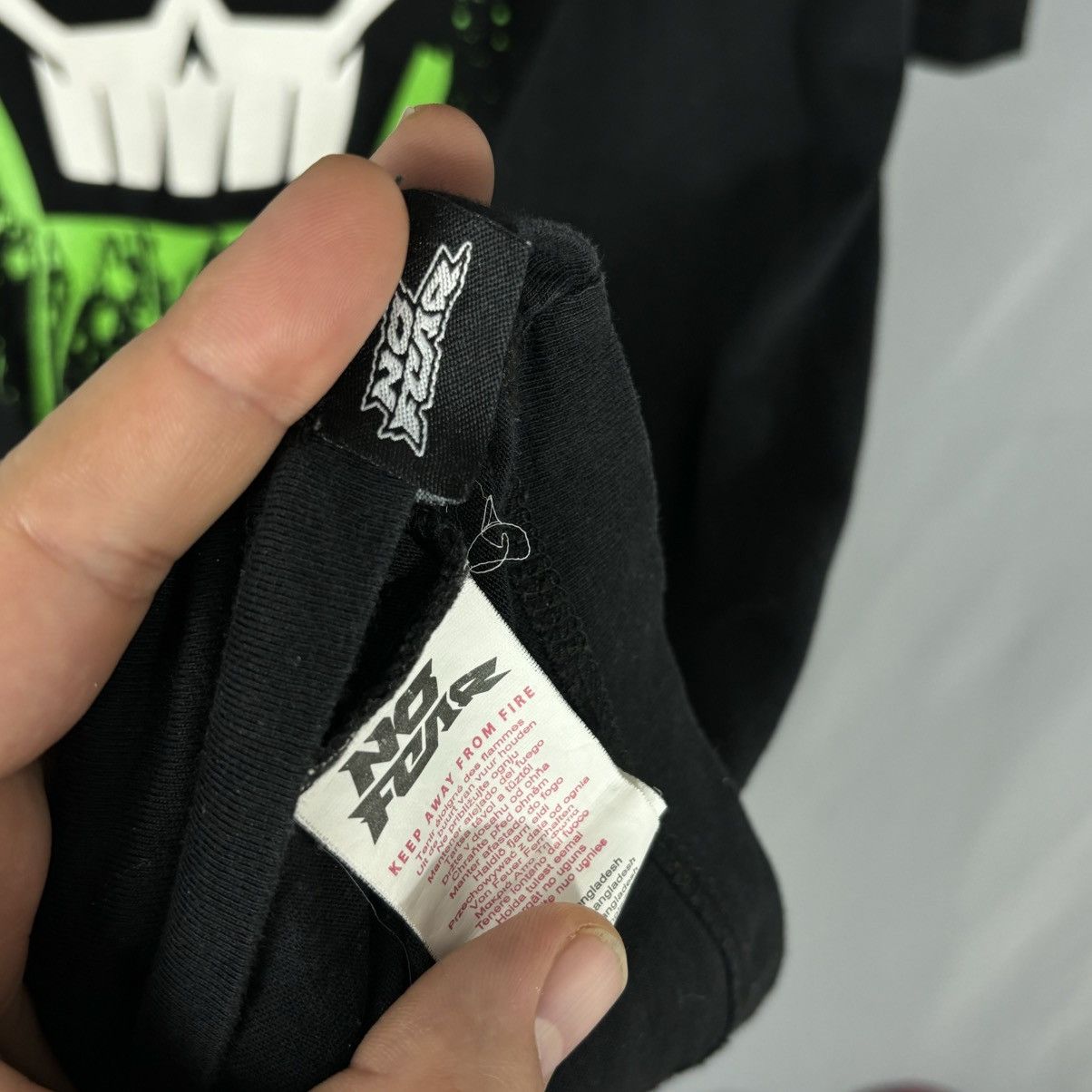 No Fear No Fear black t-shirt large rap streetwear vintage Size US L / EU 52-54 / 3 - 4 Thumbnail