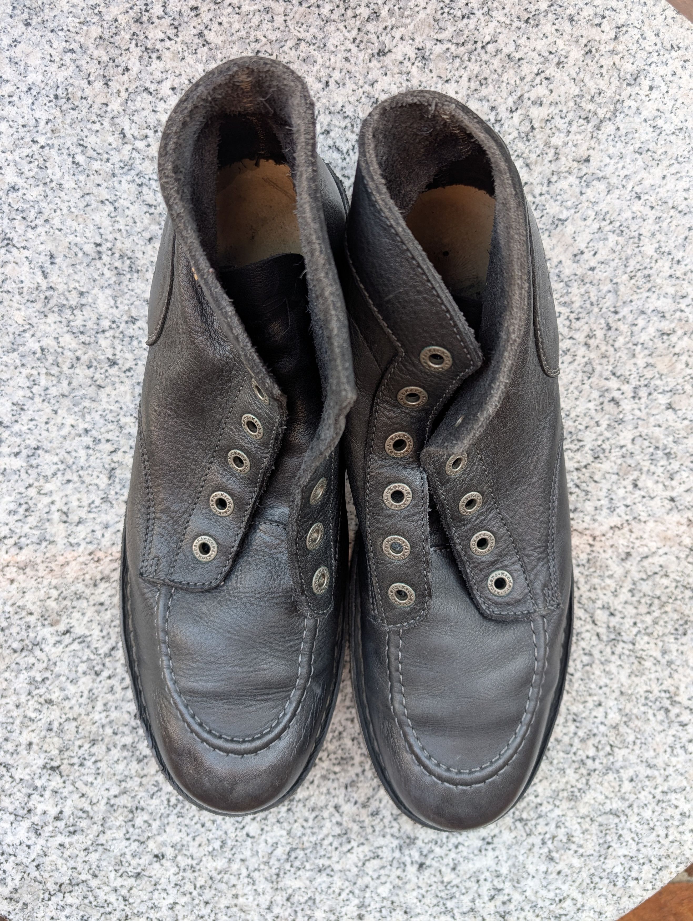 Kickers Vintage KICKERS Kick-Hi Boots France Black | EU 46 US 12 Size US 12 / EU 45 - 10 Thumbnail