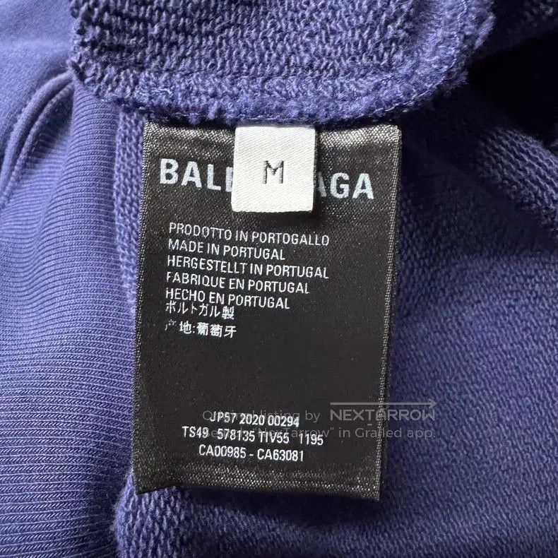 Balenciaga Balenciaga Purple Logo Hoodie. Size US M / EU 48-50 / 2 - 5 Thumbnail