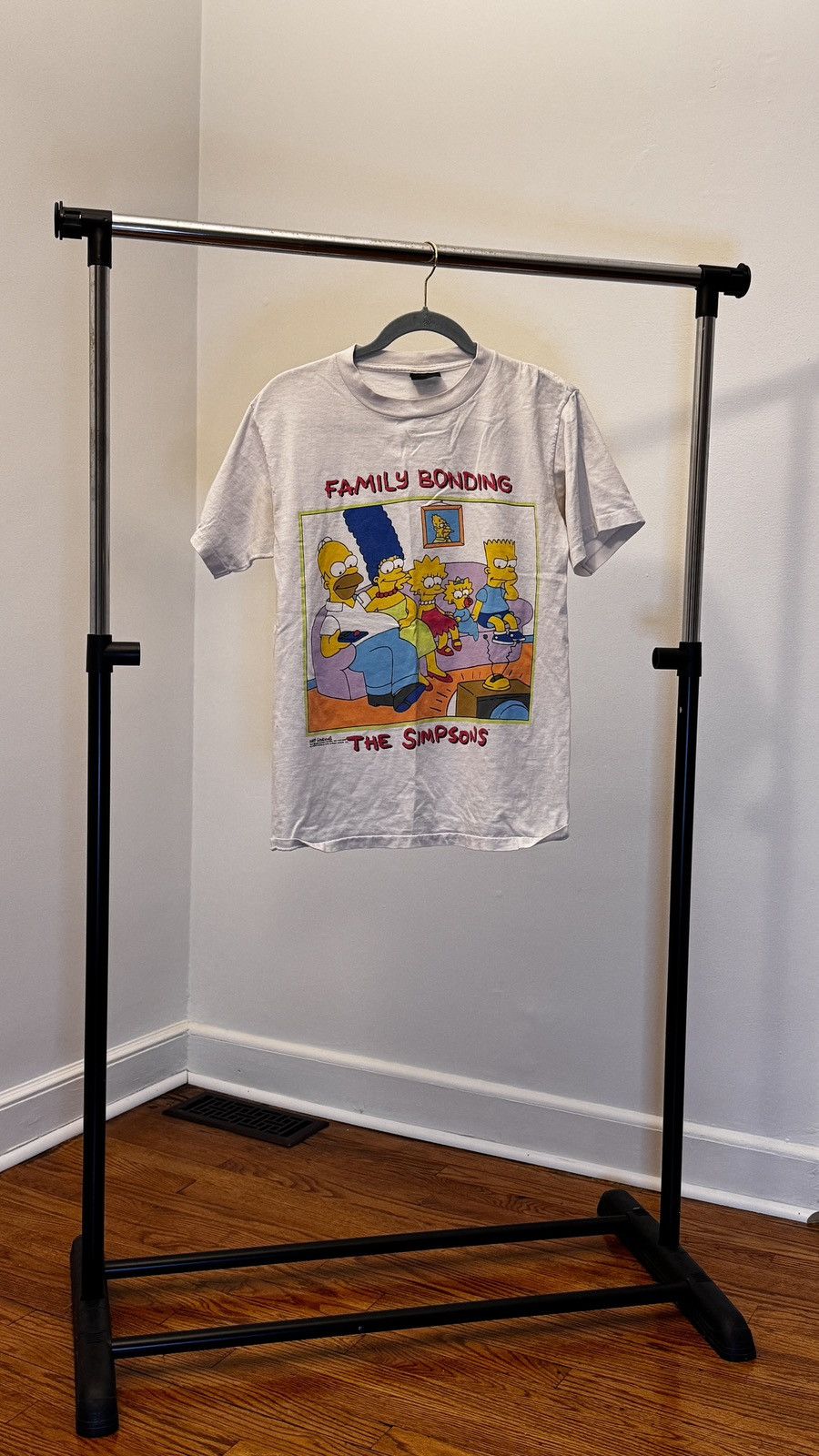 The Simpsons × Vintage SIMPSONS FAMILY PHOTO VTG T-SHIRT Size US M / EU 48-50 / 2 - 1 Thumbnail