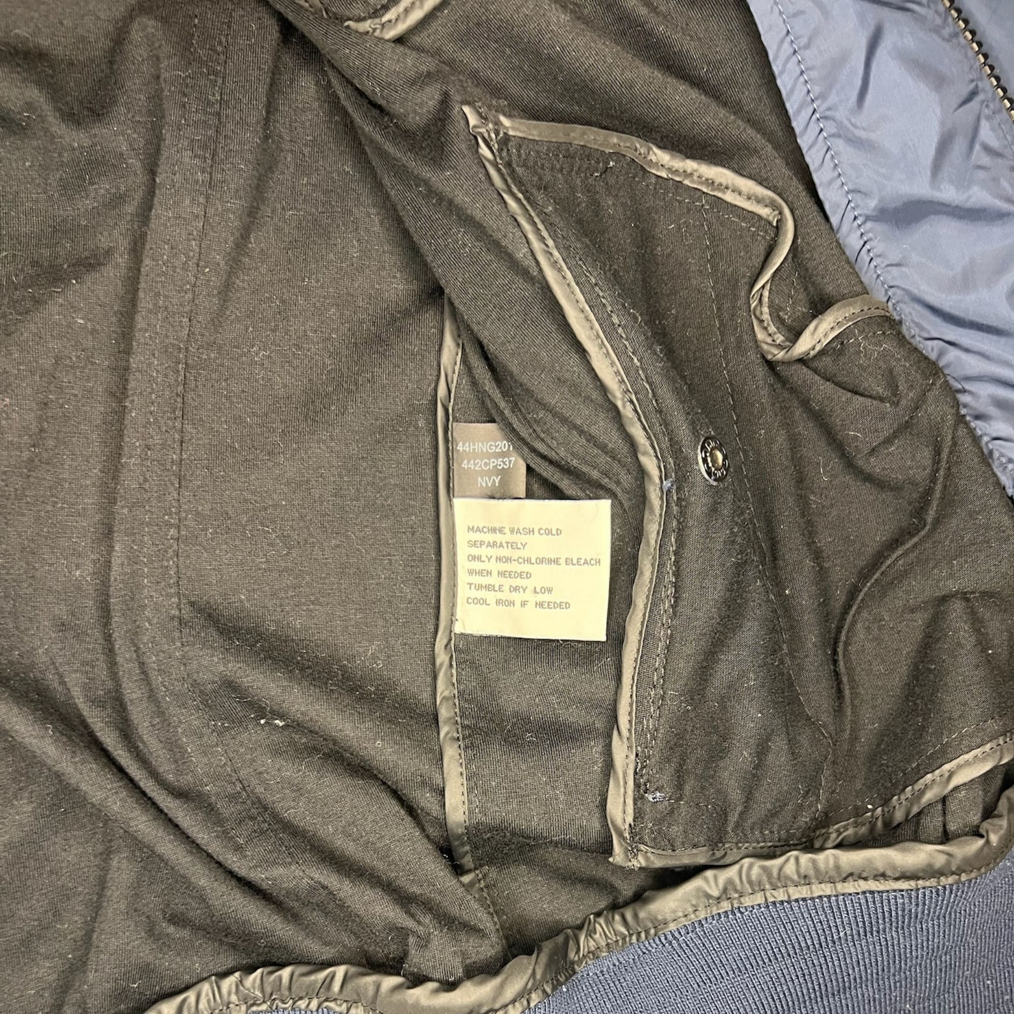 Kenneth Cole Kenneth Cole Mens Medium Navy Rain Jacket With Zippered Pock Size US M / EU 48-50 / 2 - 5 Thumbnail