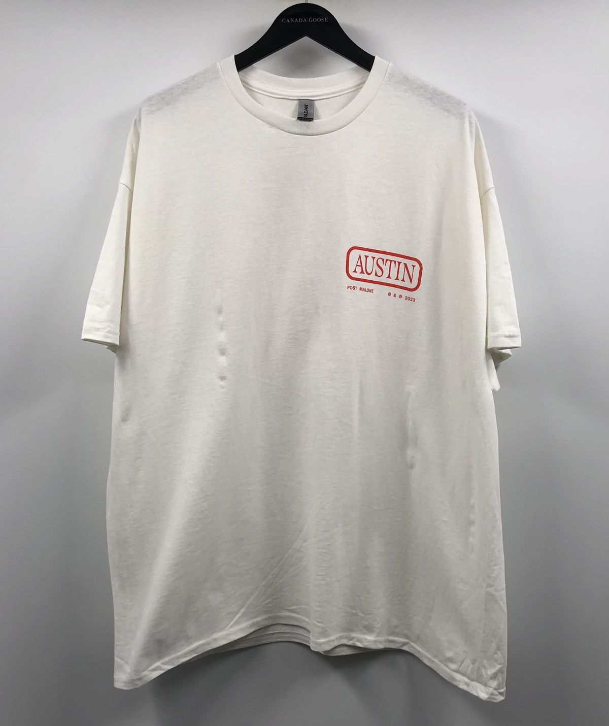 Rap Tees Post Malone 2023 VIP Austin Tour If Y’all White T-Shirt 2XL Size US XXL / EU 58 / 5 - 2 Thumbnail