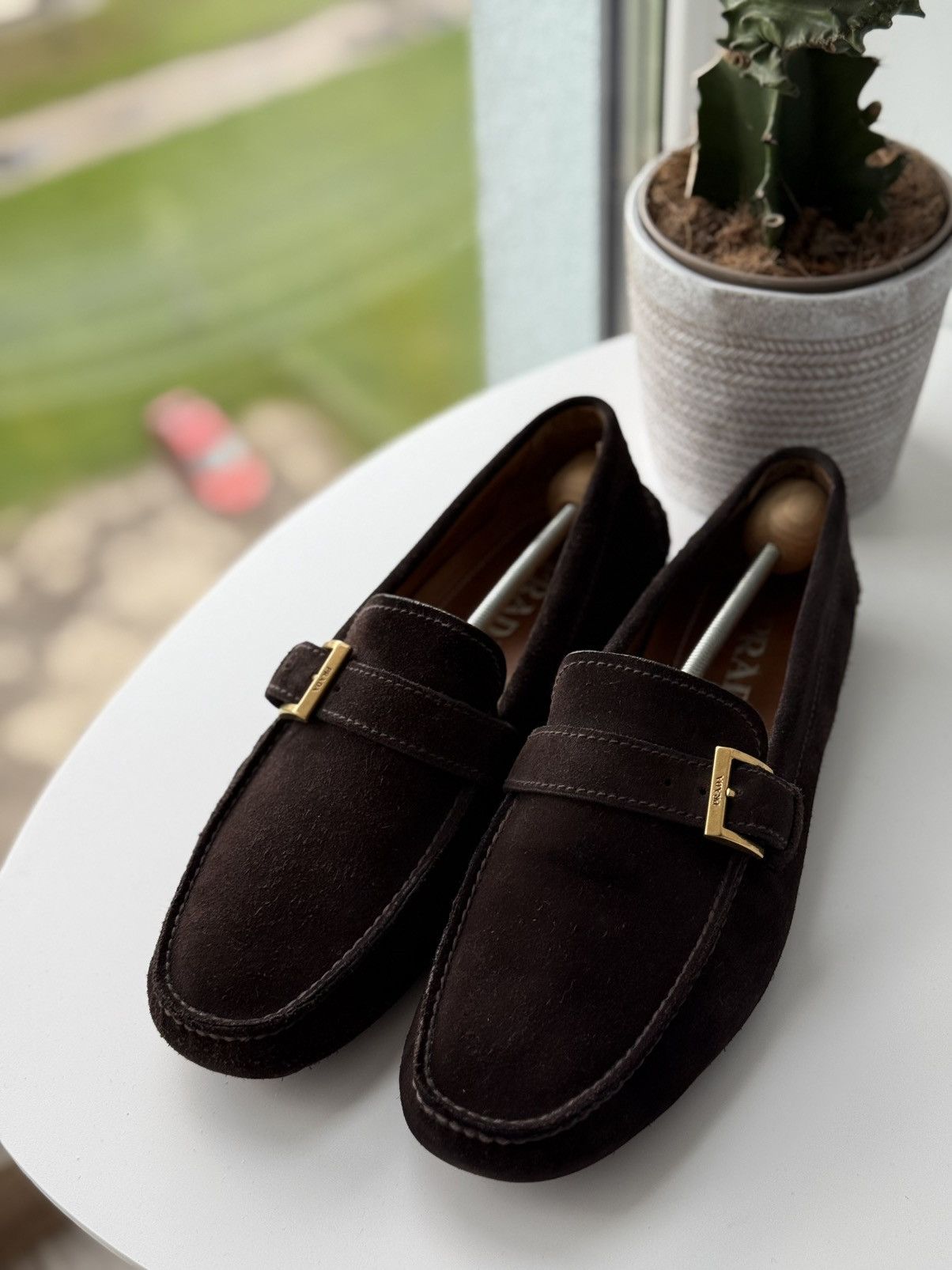 Prada Prada men FW 1999 squared toe loafers archive | Grailed