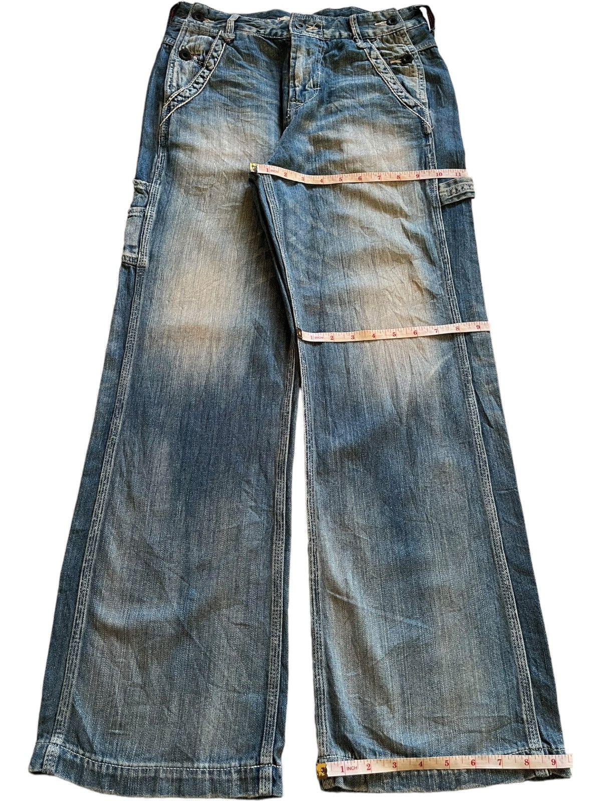 Japanese Brand Vintage Japanese Cepo Buckle Back Baggy Carpenter Jeans Size US 29 - 17 Thumbnail