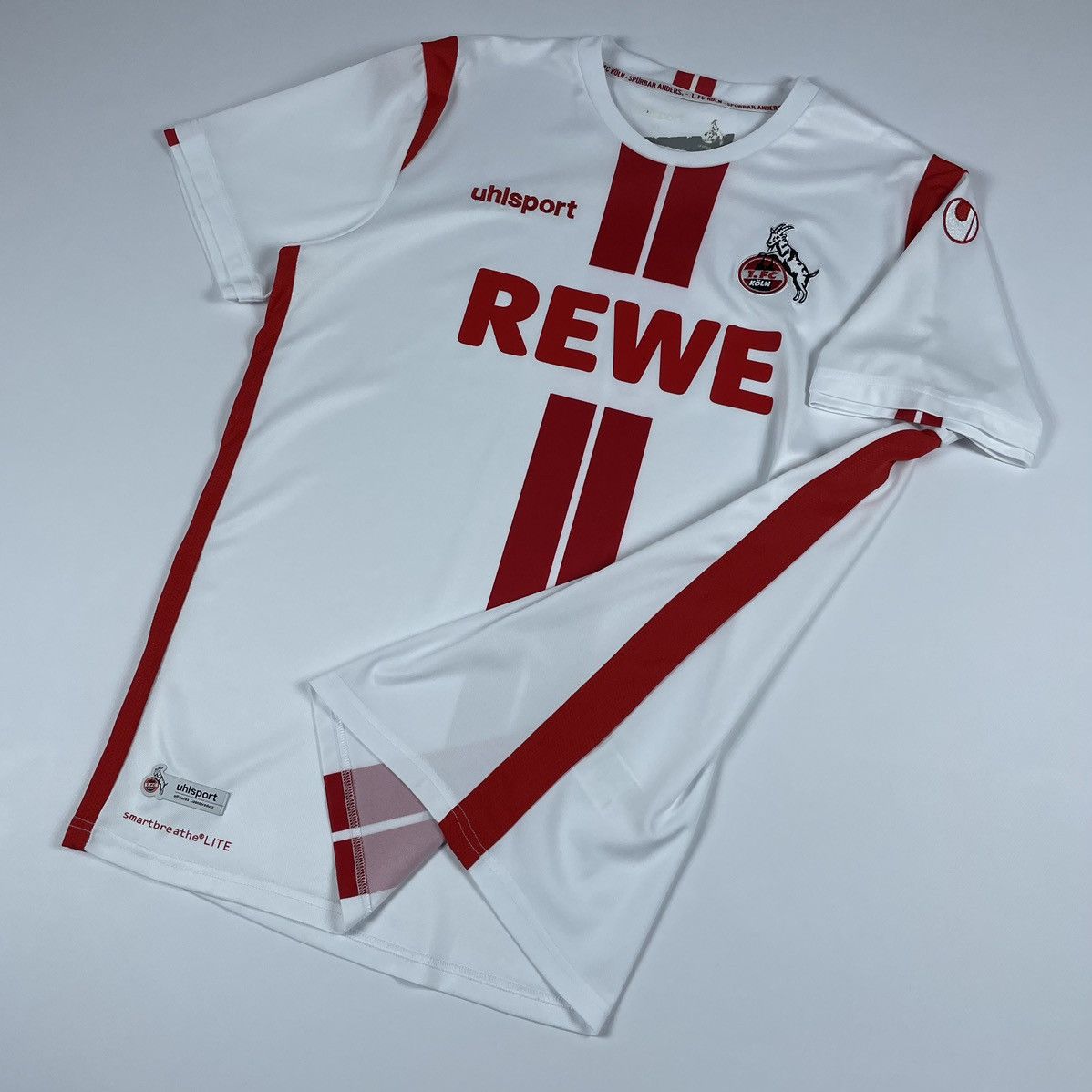 Other 1. FC Köln Uhlsport Home Soccer Jersey Football T-shirt Size US XL / EU 56 / 4 - 8 Thumbnail