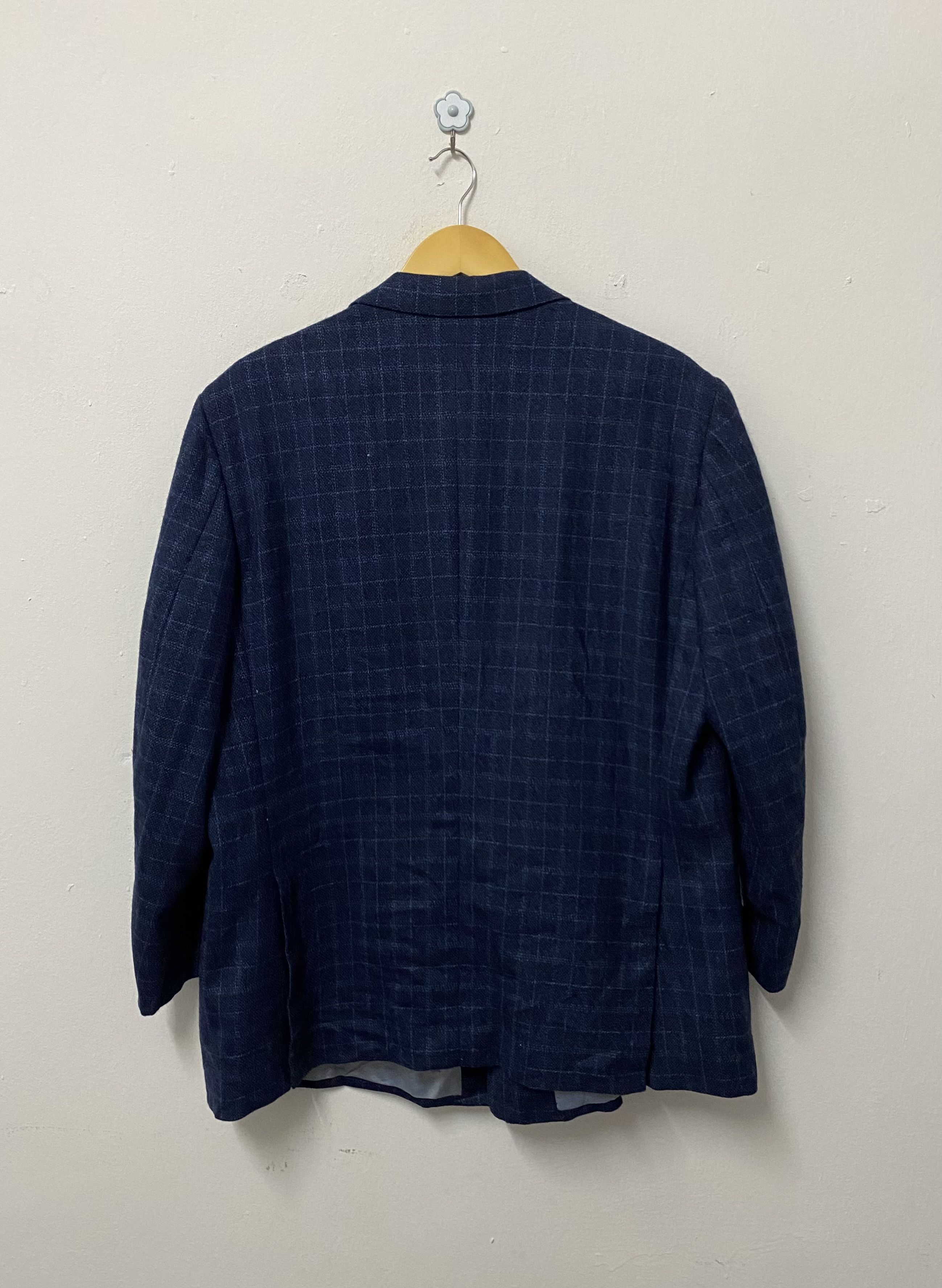 Japanese Brand Mitsukoshi Designer Japan Single Button Coat Blazer Size 54R - 2 Thumbnail
