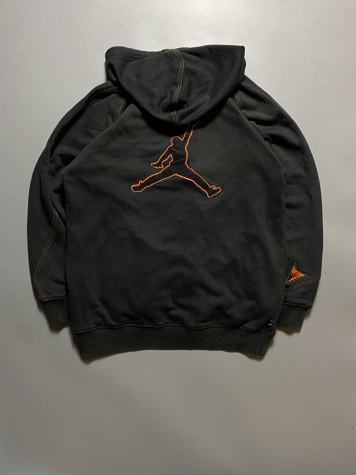 Jordan Brand Streetwear Vintage JORDAN BIG EMBROIDERED LOGOS HOODIE Grailed