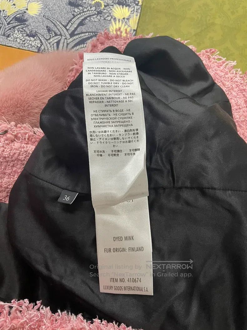 Gucci Gucci Pink tweed coat Size XS / US 0-2 / IT 36-38 - 8 Thumbnail