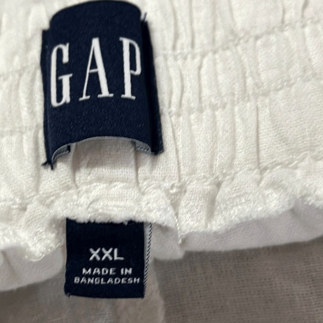 Gap GAP White Linen Shorts Bermuda with Pockets size XXL Women Size 40" / US 18 - 4 Thumbnail