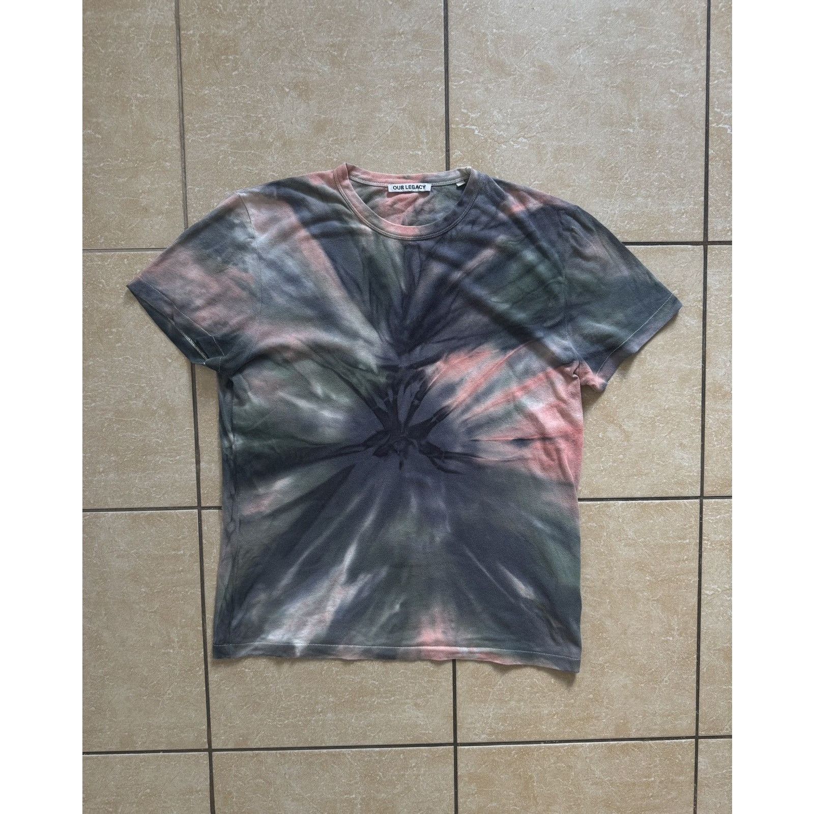 Our Legacy Our Legacy Coptway Perfect T-shirt Army Jersey Size US S / EU 44-46 / 1 - 1 Thumbnail