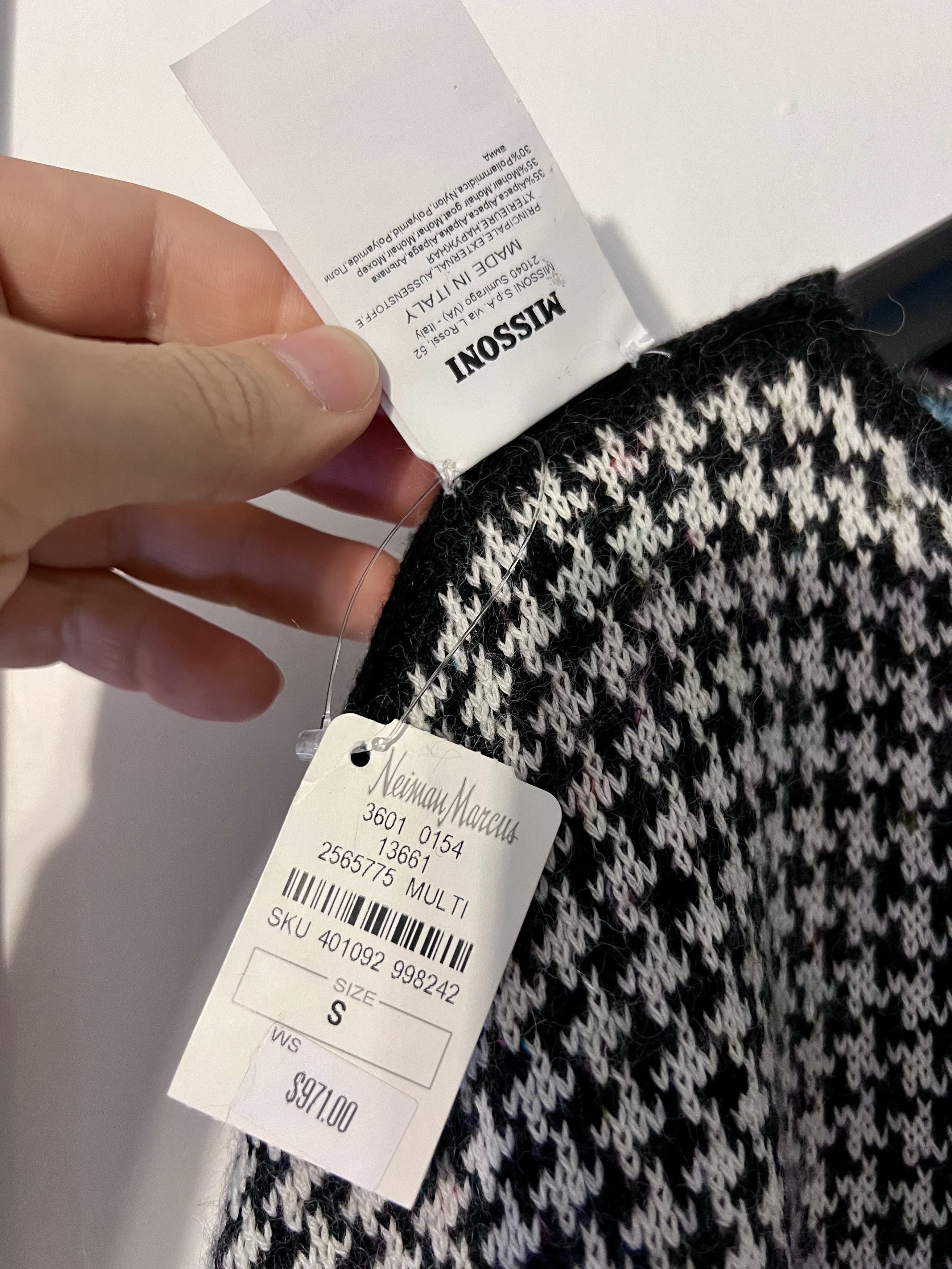 Missoni Missoni ONE SIZE Alpaca Mohair Cape / poncho reversable Size ONE SIZE - 2 Thumbnail