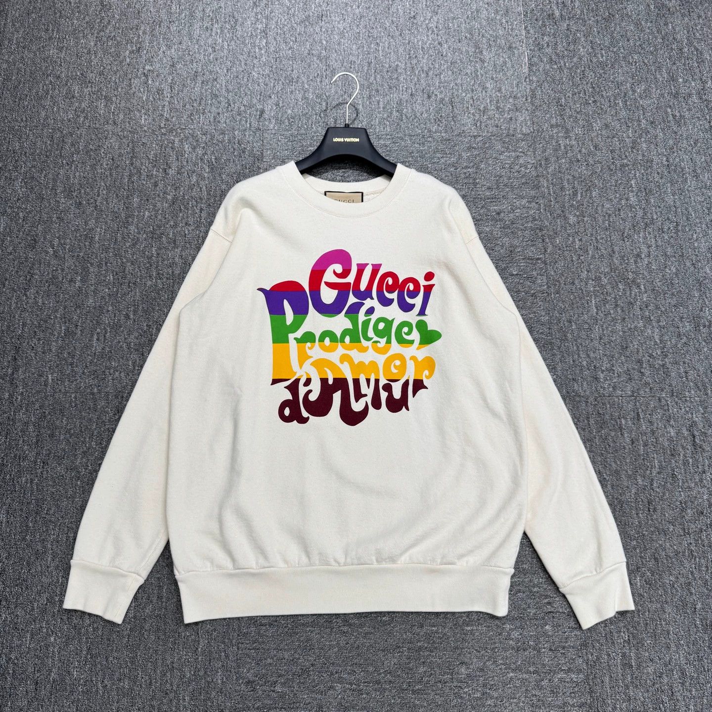 Gucci Gucci Rainbow Print Sweatshirt Size S Size US S / EU 44-46 / 1 - 1 Thumbnail