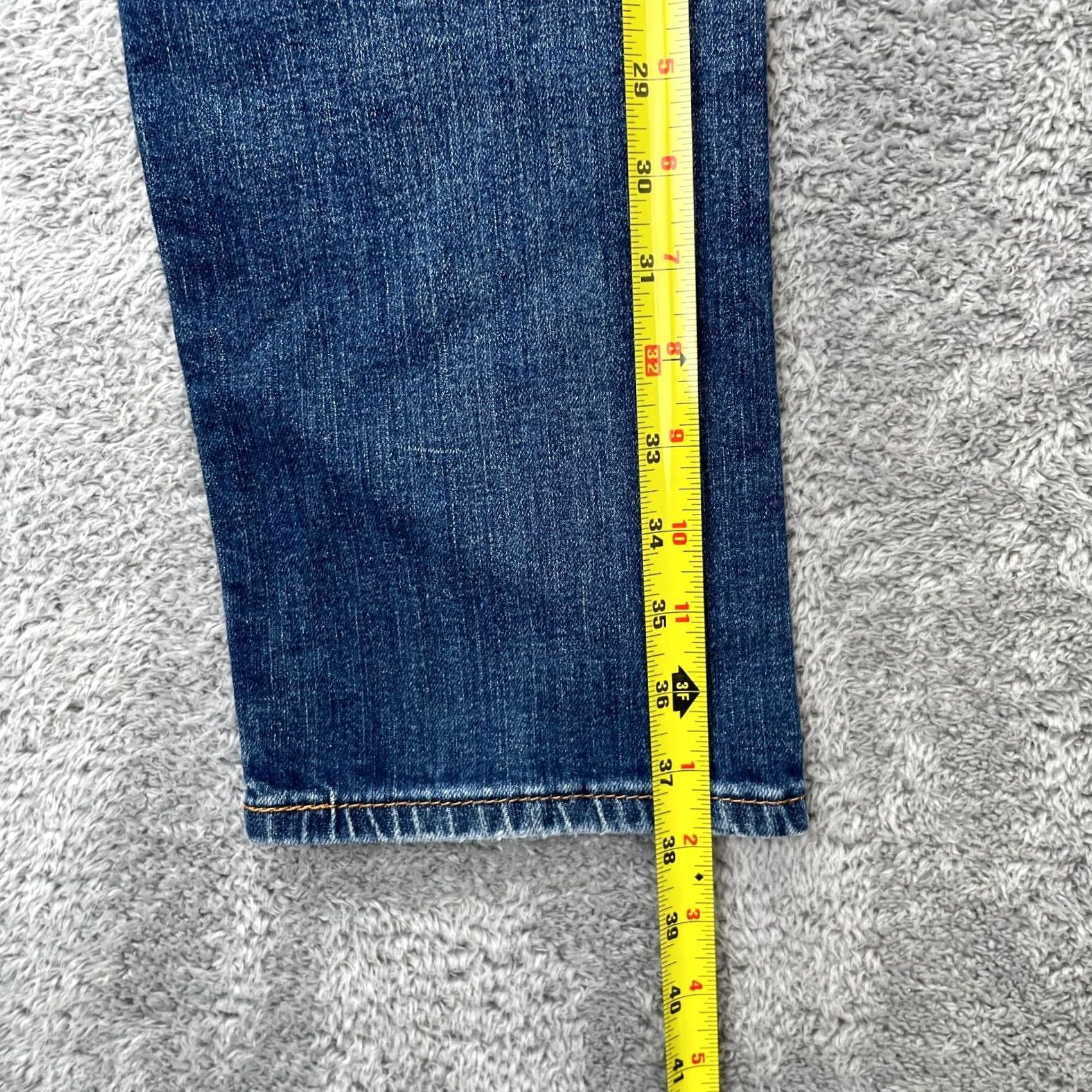 Levi's Levi's Levi's 513 Jeans Slim Straight Blue Denim Cotton Stretch 30x28 Mens Jeans Pocket Logo Button Zipper B 5-Pocket Size US 30 / EU 46 - 7 Thumbnail
