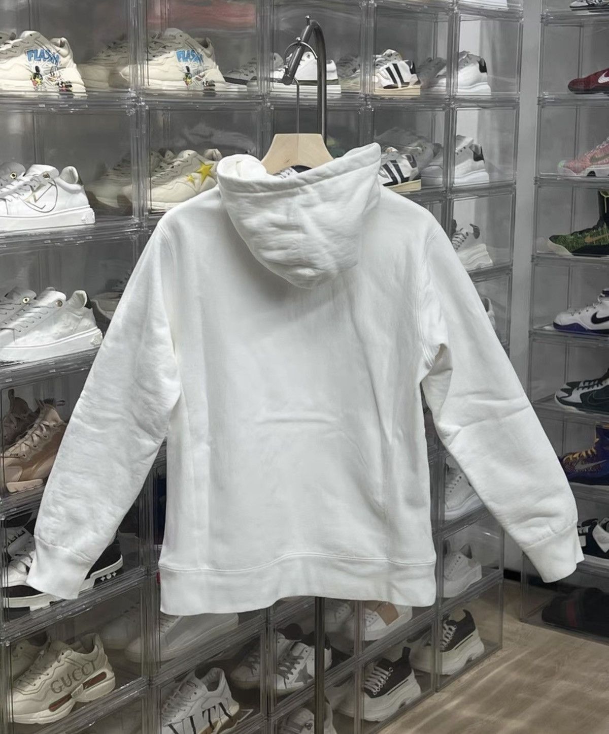 Supreme Supreme fw16 red on white box logo hooded sweatshirt hoodie Size US M / EU 48-50 / 2 - 2 Thumbnail