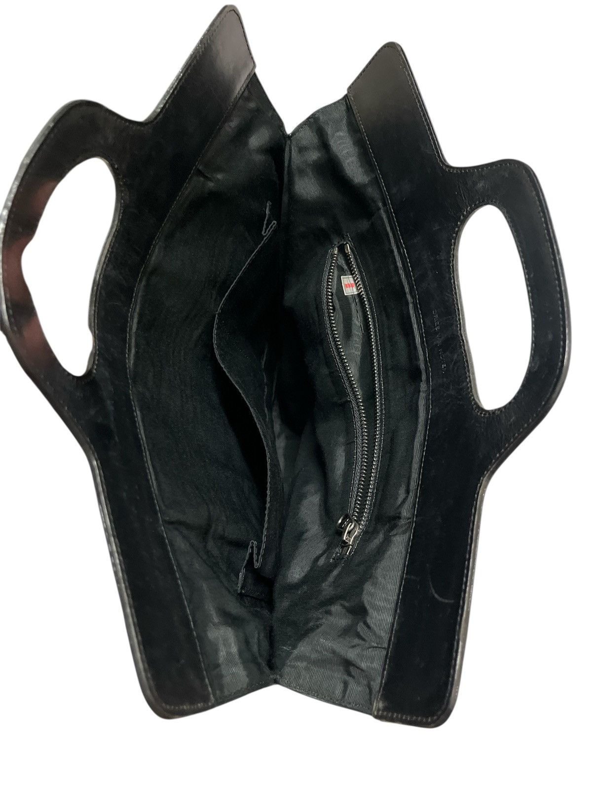 Dries Van Noten Dries Van Noten Hand Bag Leather Black Size ONE SIZE - 9 Thumbnail