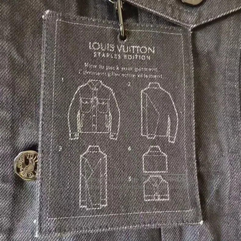 Louis Vuitton Louis Vuitton Black Denim Jacket. Size US L / EU 52-54 / 3 - 3 Thumbnail