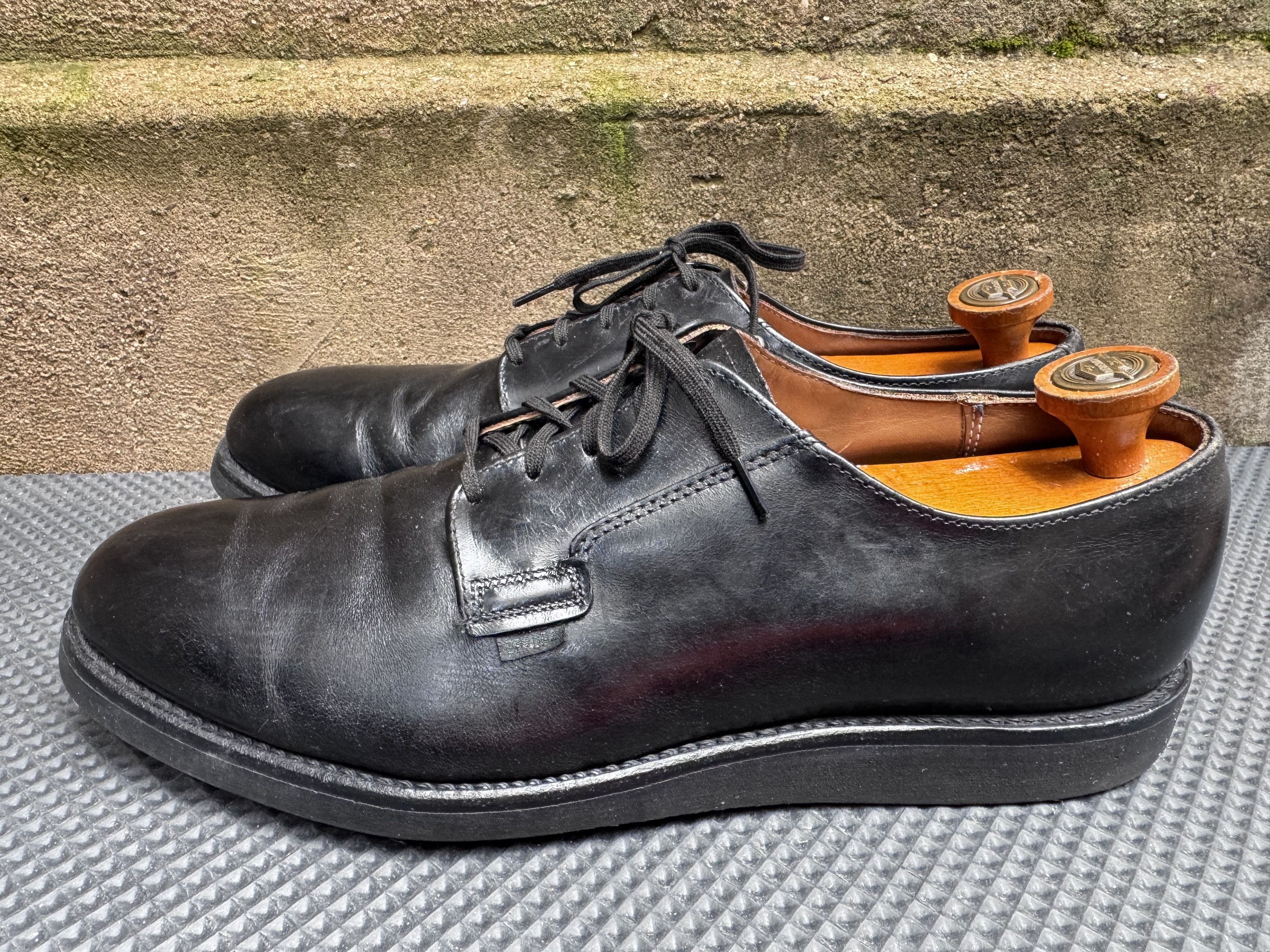 Red Wing Red Wing Vintage 101 Postman Oxfords Black Leather Soft Toe Size US 11.5 / EU 44-45 - 4 Thumbnail