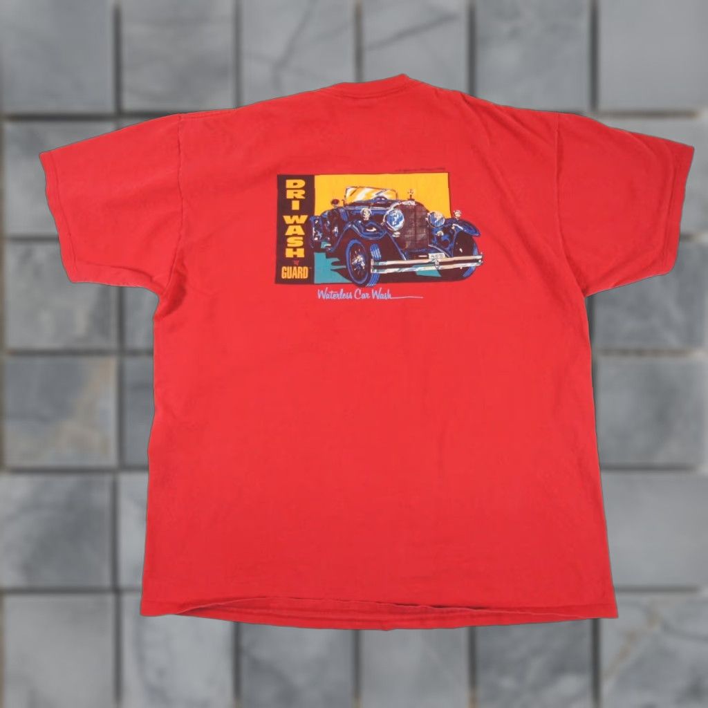 Jerzees Vintage Mercedes Car T-Shirt Men 2XL Red Short Sleeve Auto Logo Classic Automobile All Seasons Size US XXL / EU 58 / 5 - 1 Thumbnail