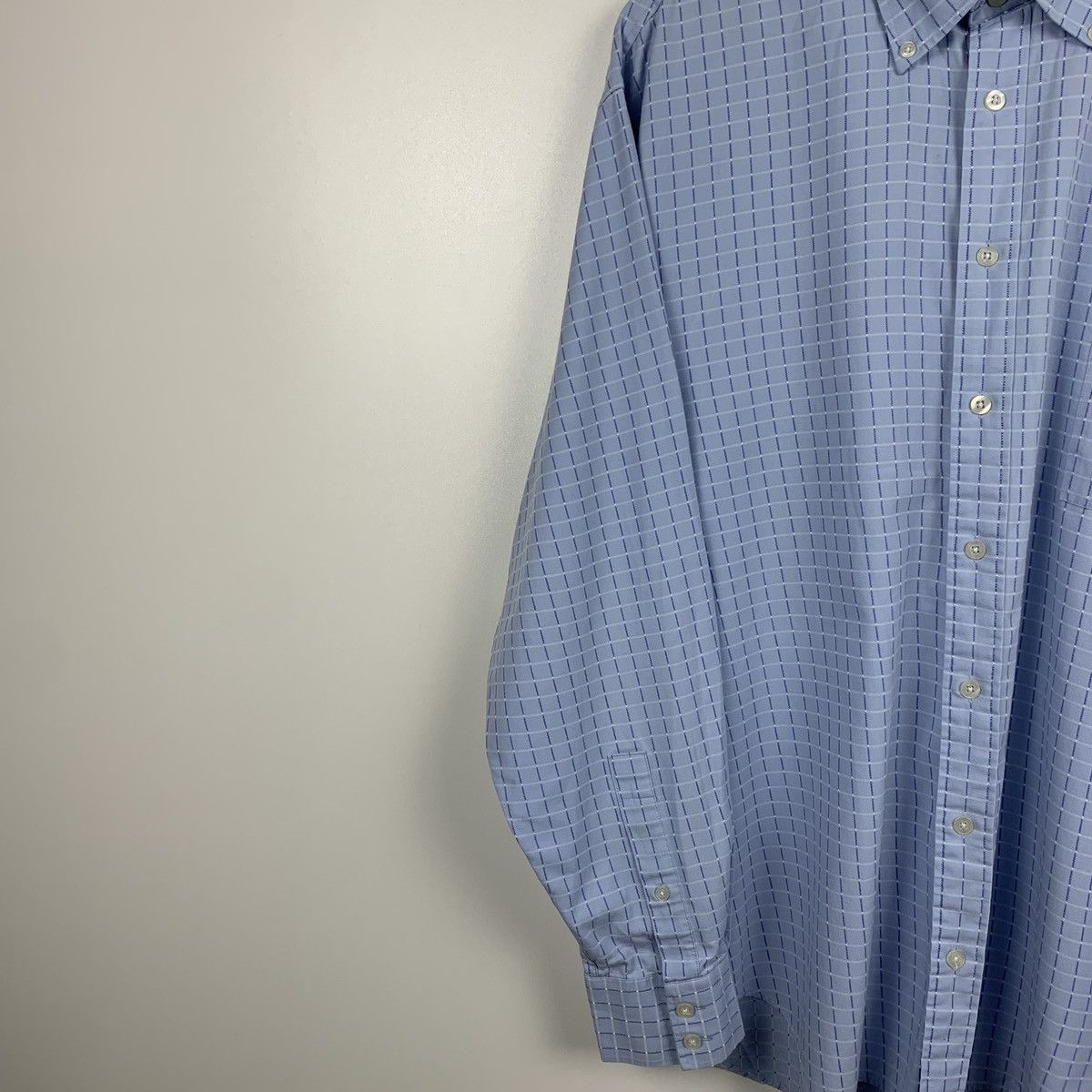 Yves Saint Laurent Vintage Yves Saint Laurent Plaid Shirt Long Sleeve Size XL Size US XL / EU 56 / 4 - 4 Thumbnail