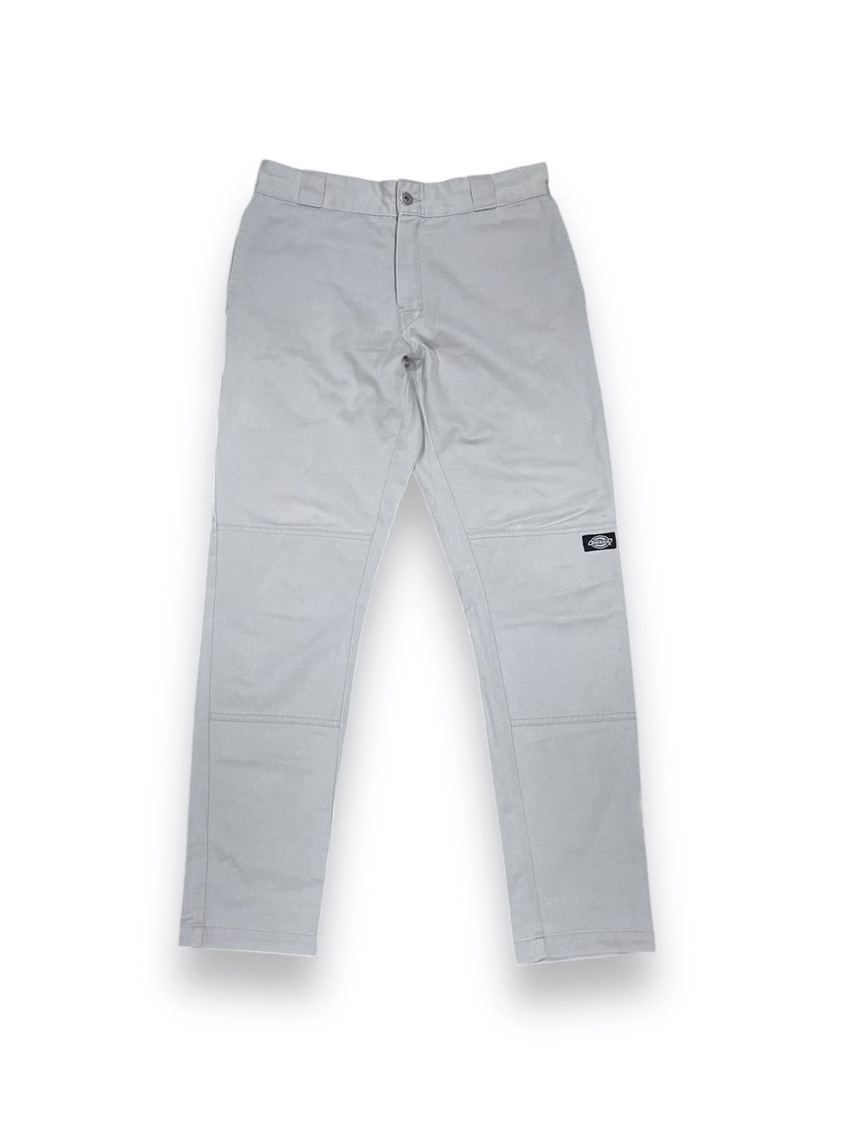 Dickies × Vintage DICKIES 811 SKINNY STRAIGHT DOUBLE KNEE WORK PANT - SILVER Size US 30 / EU 46 - 1 Thumbnail