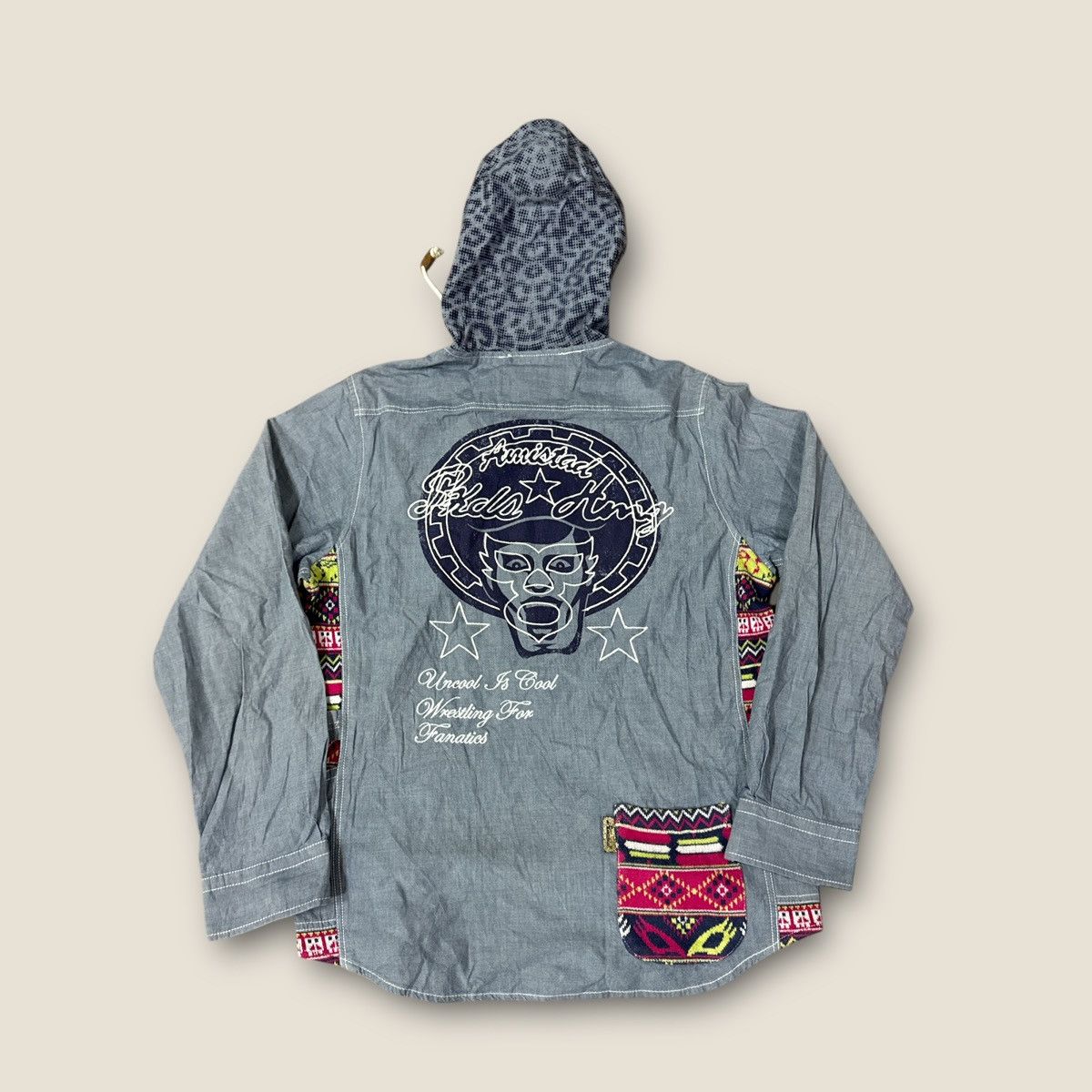Japanese Brand Punk Drunkers Light Denim JACKET Size US M / EU 48-50 / 2 - 4 Thumbnail