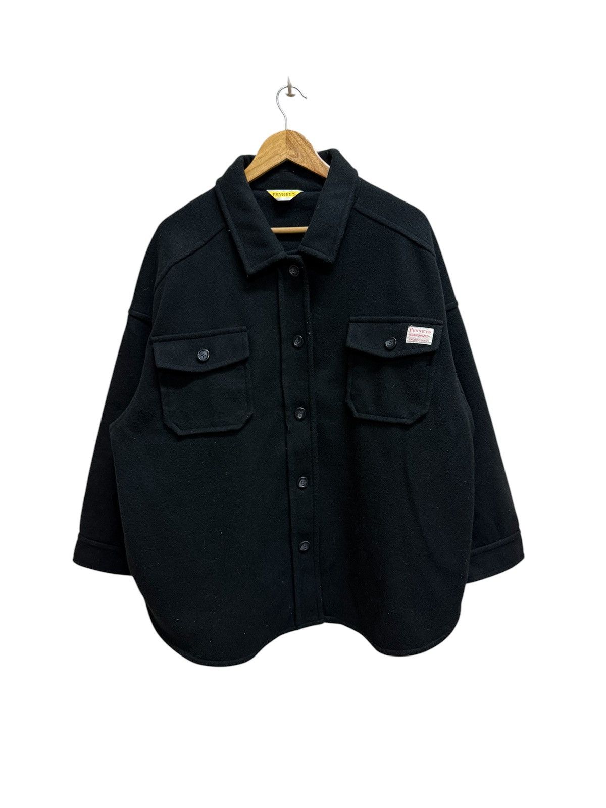 JCPenney Vintage Penney’s Overshirt Button Up Wool Jacket Size US L / EU 52-54 / 3 - 1 Thumbnail