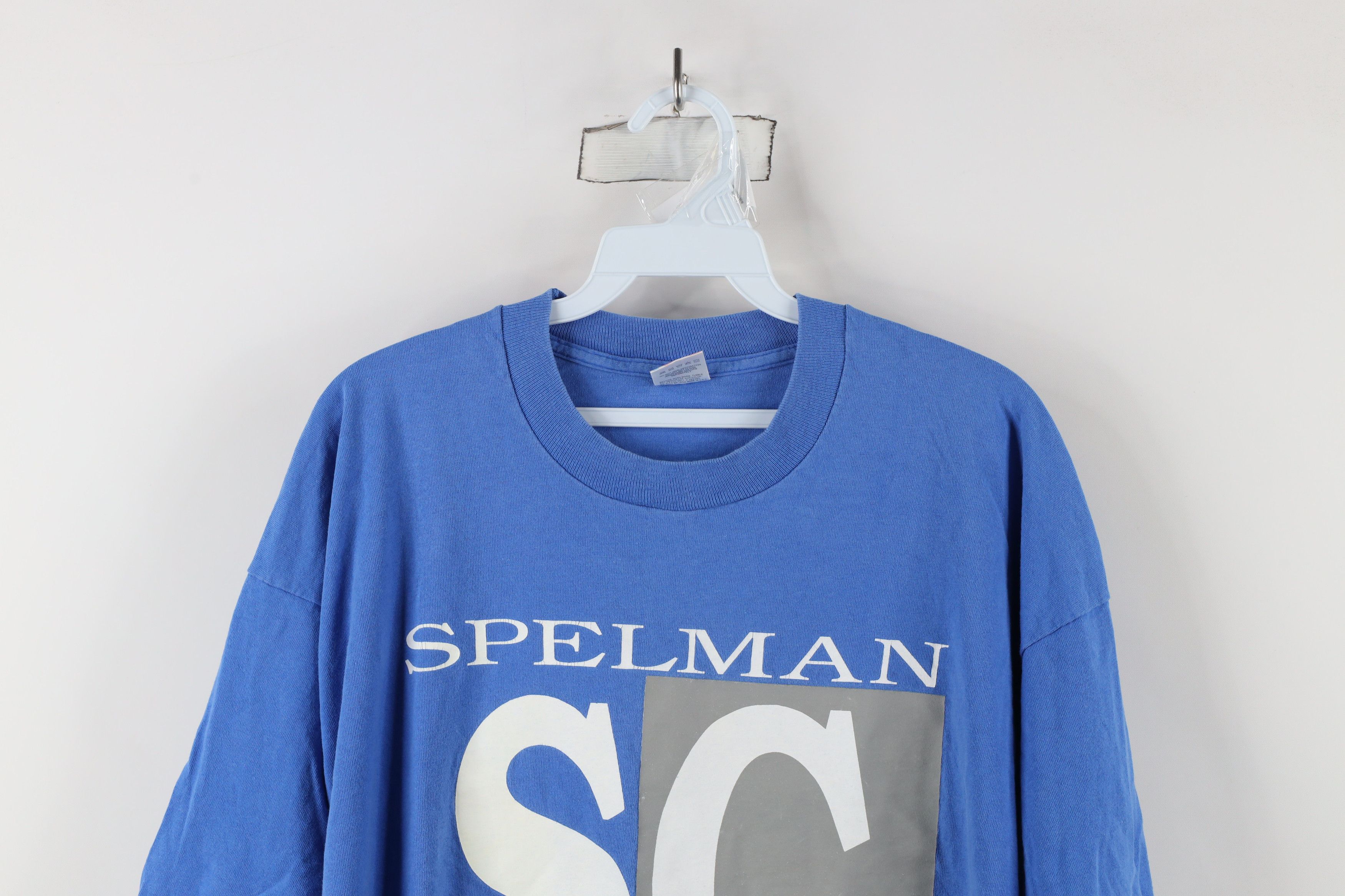 Vintage Vintage 90s Spell Out Spelman College T-Shirt USA Size US XXL / EU 58 / 5 - 2 Thumbnail